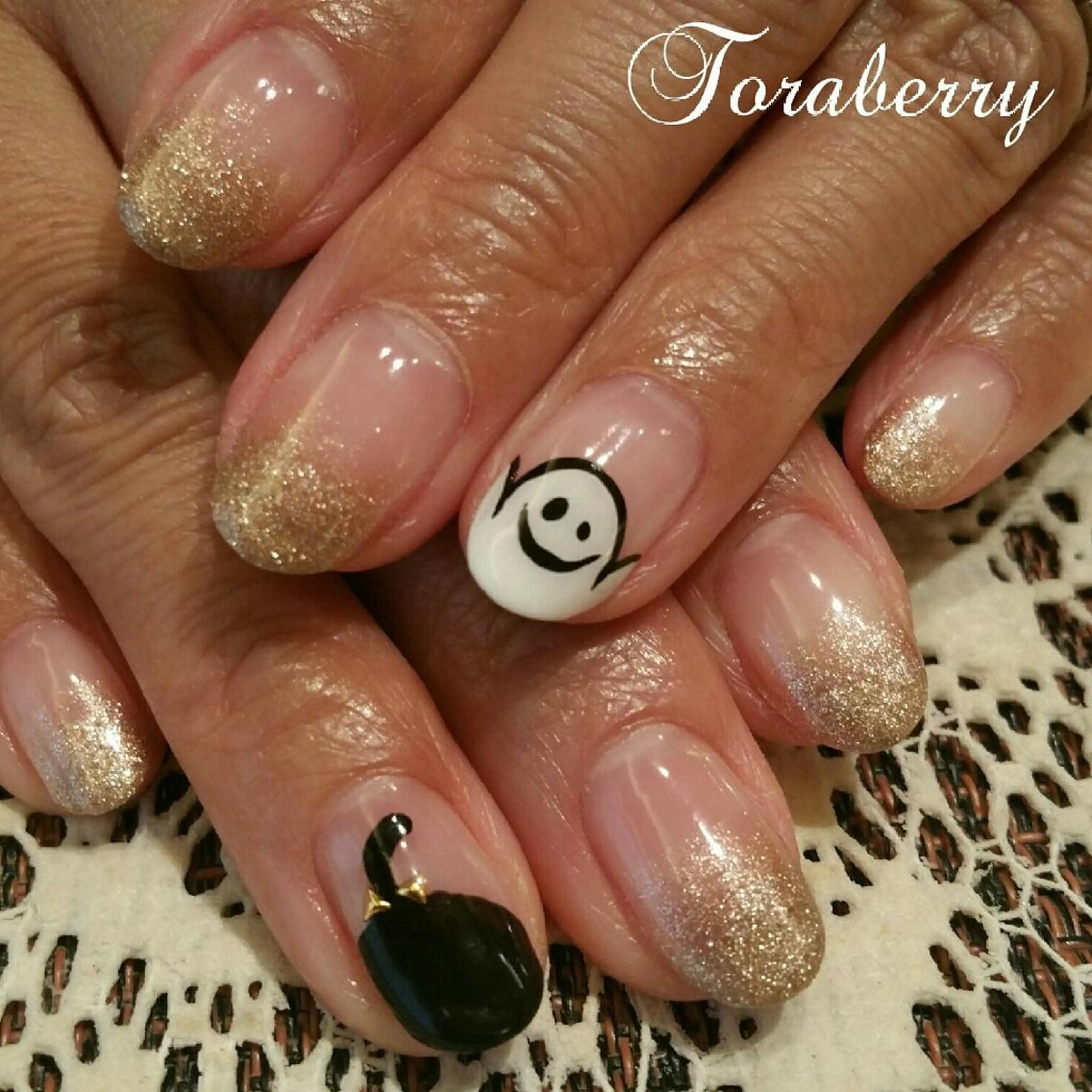 ネイル ハロウィン ハンドネイル ネイリスト なつみのネイルデザイン