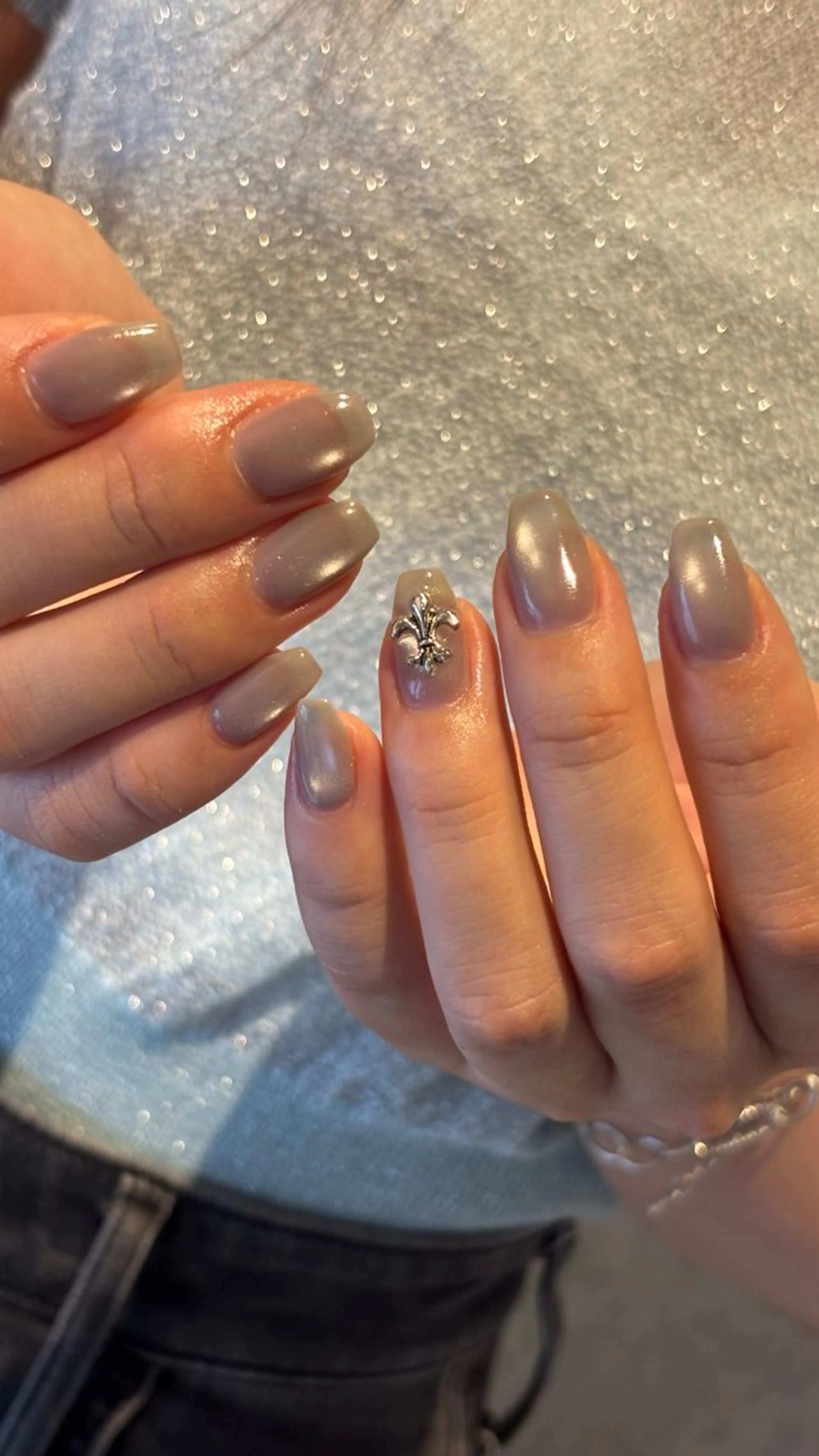 ネイル マグネットネイル シンプルネイル ハンドネイル Umi Nail salon所属・Umi Nail /Akariのネイルデザイン