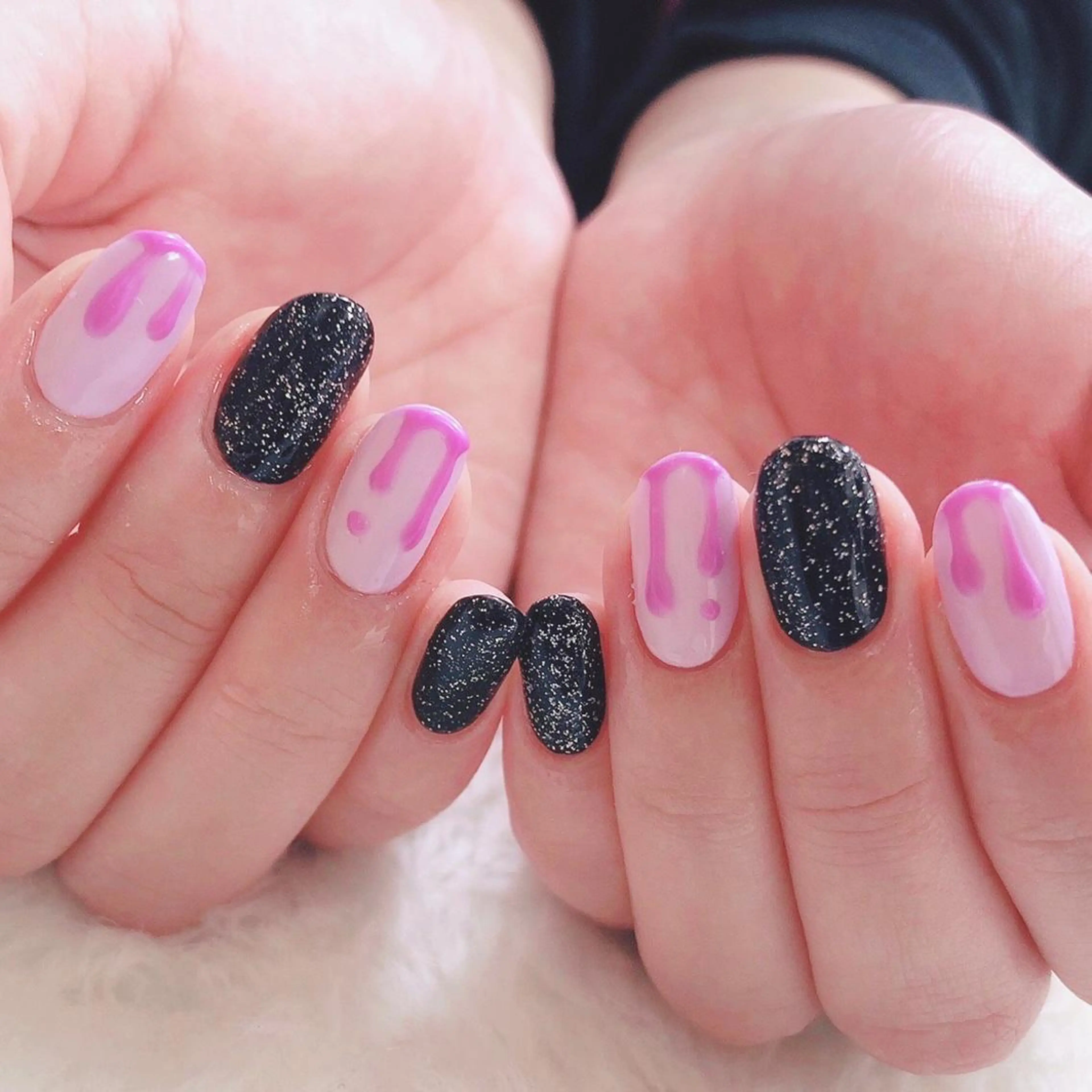 ネイル ジェルネイル ラメ(グリッター) Nail lieNのネイルデザイン