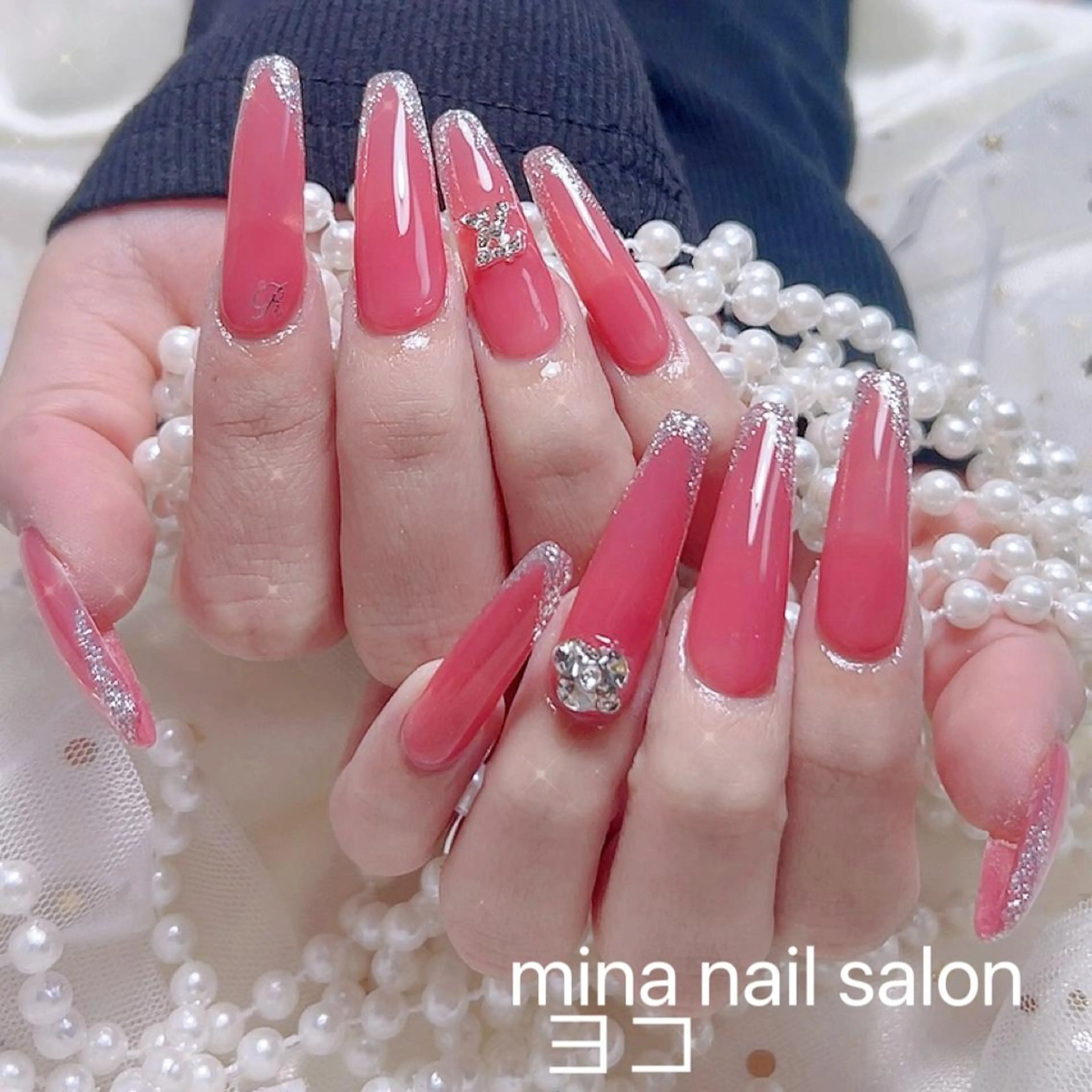 ネイル Mina🧸 韓国風ネイル🎀のネイルデザイン