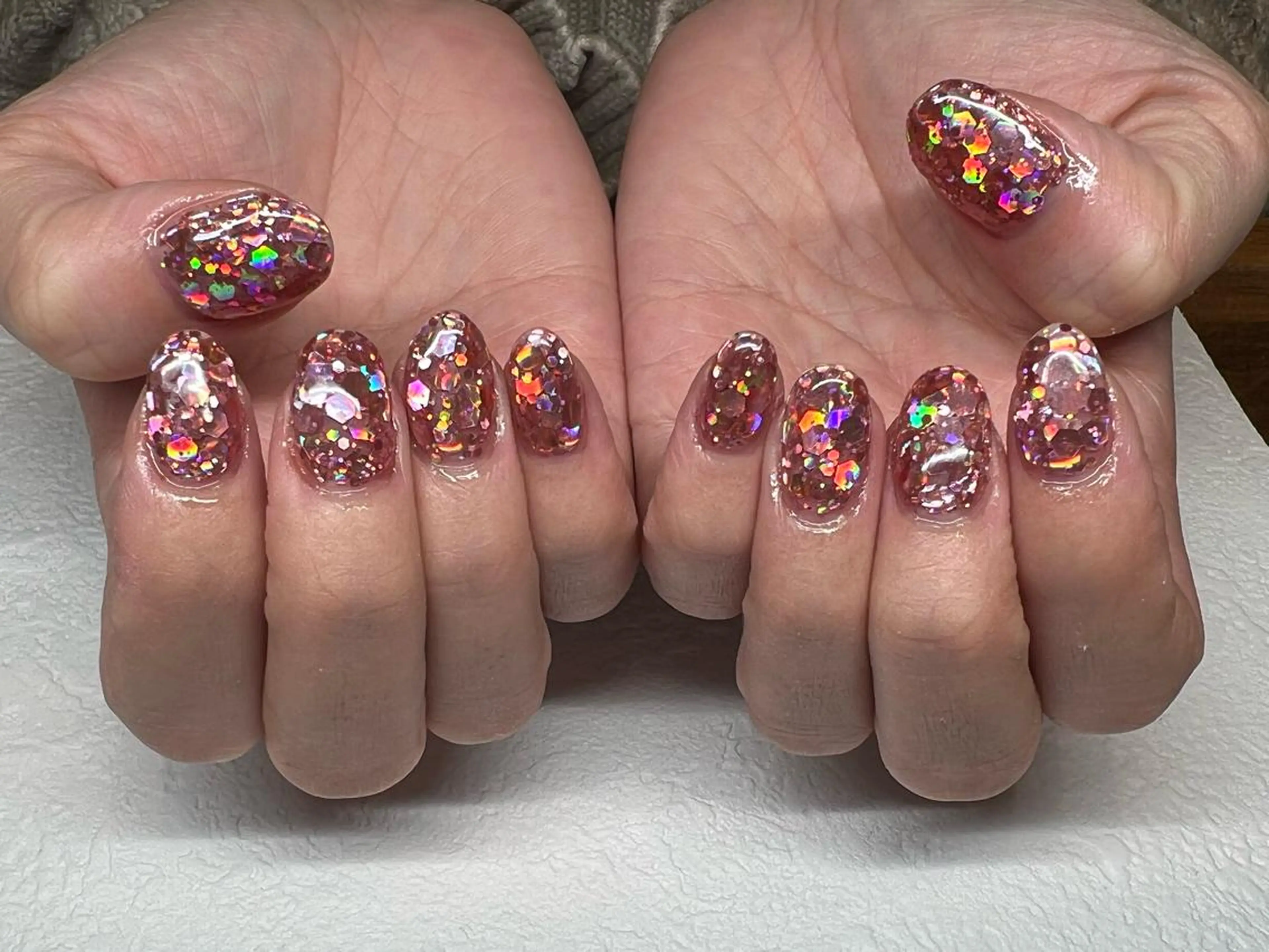 ネイル ラメ(グリッター) lucky nail 歌舞伎町のネイルデザイン