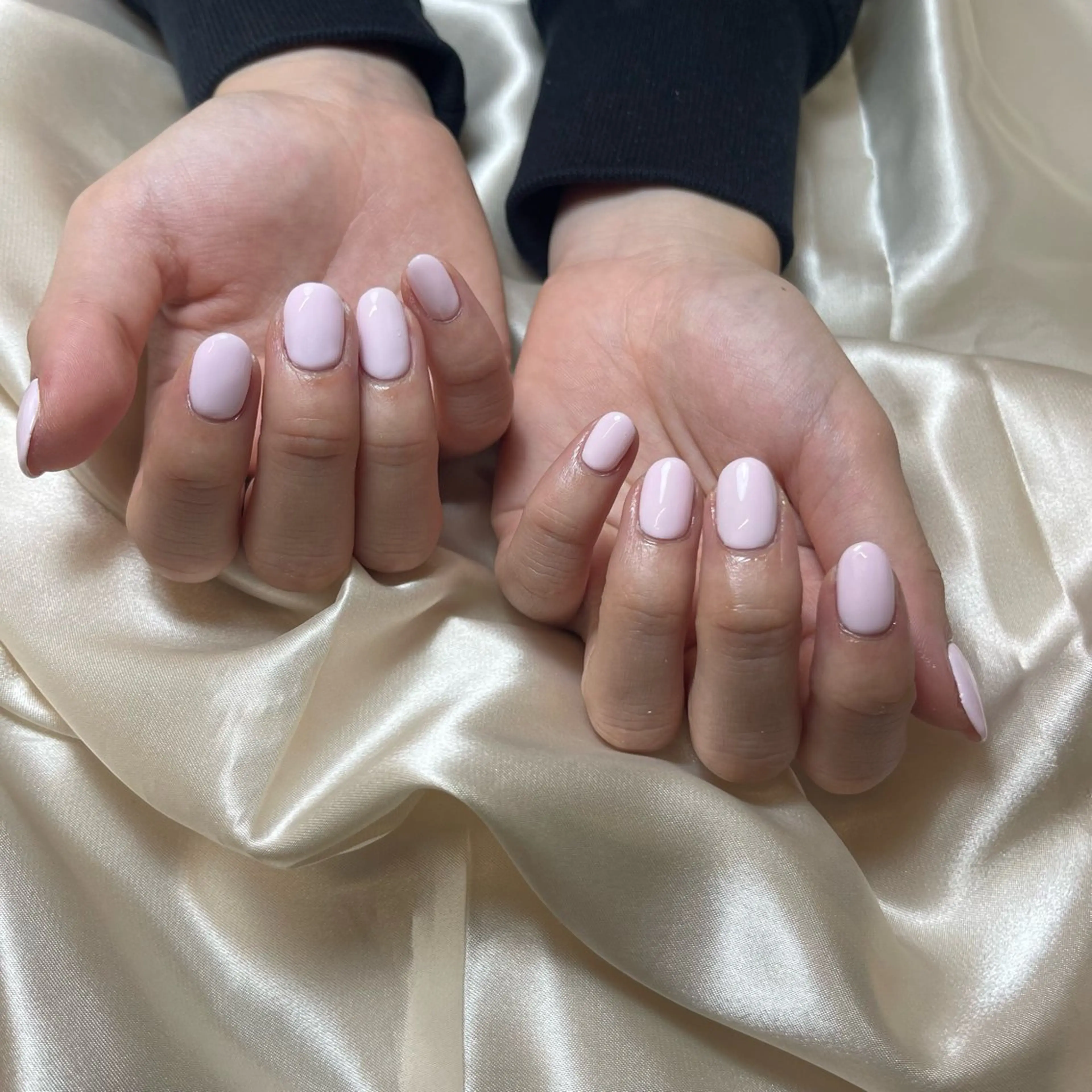ネイル ワンカラーネイル 🧁fein. nana🩵のネイルデザイン