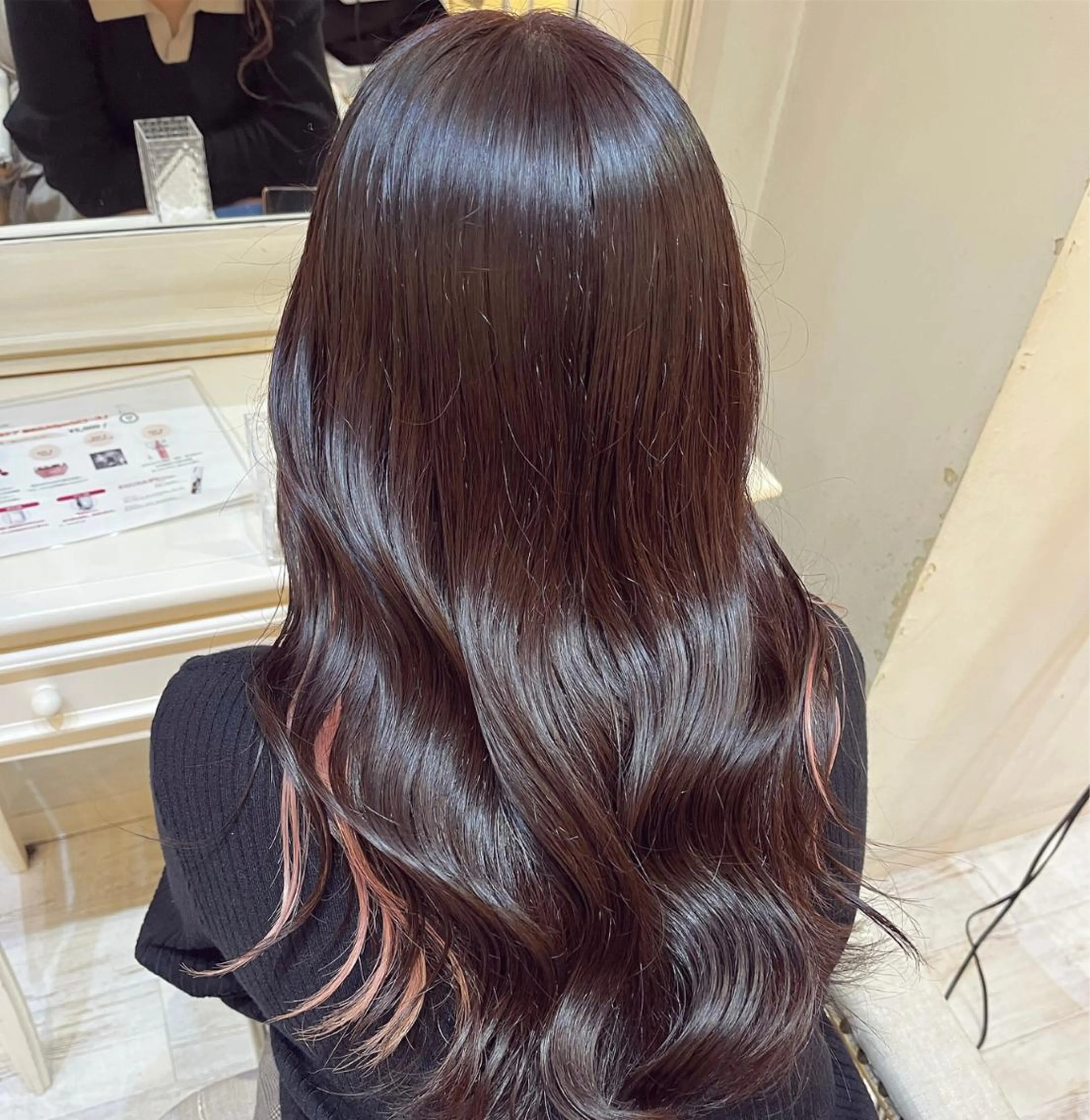 ロング カラー ヘアアレンジ 🐻‍❄️森山愛結美 🤍N°uairoのヘアスタイル