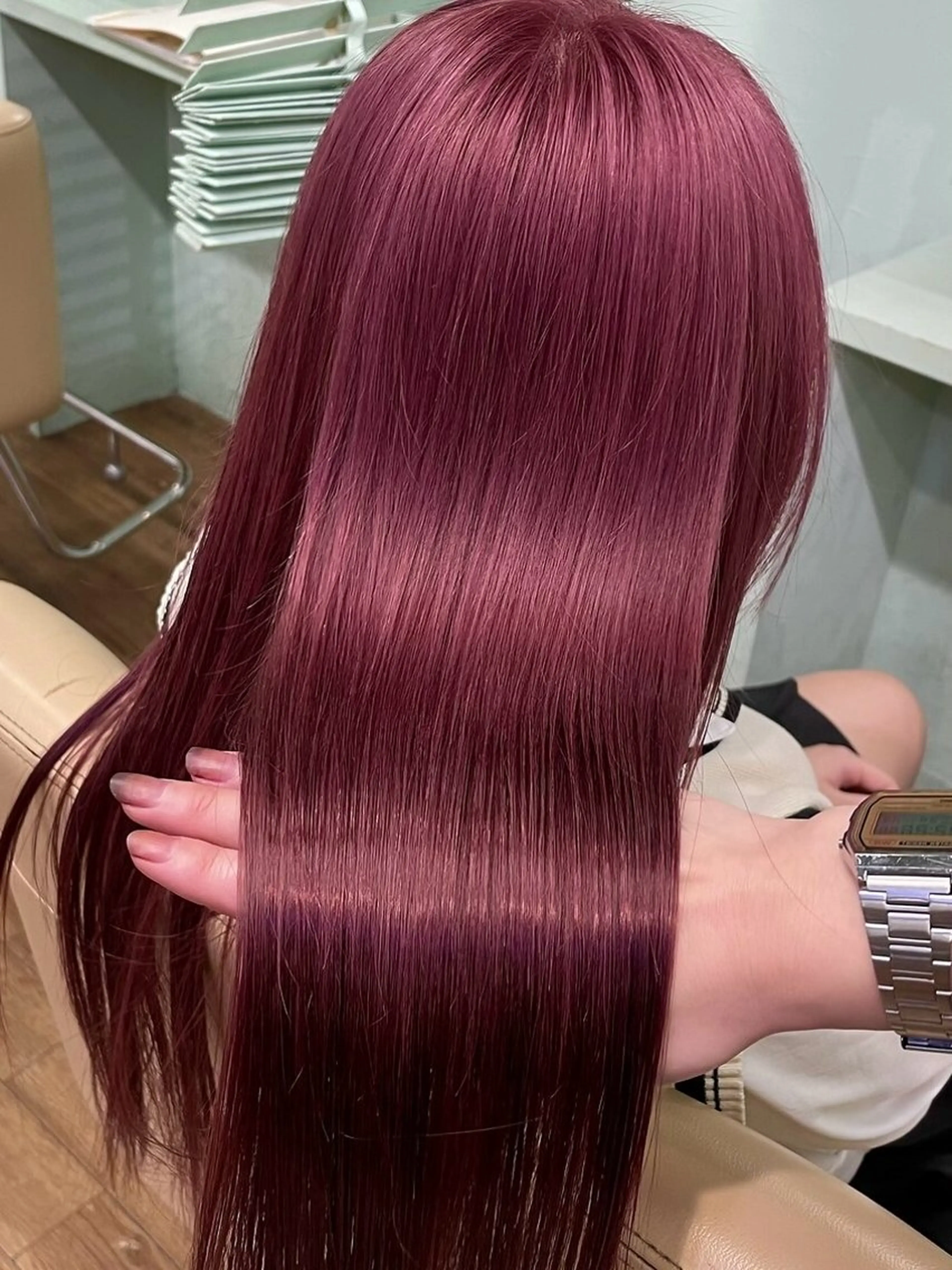 カラー 艶盛れ透明感カラー/ kanna🖤のヘアスタイル