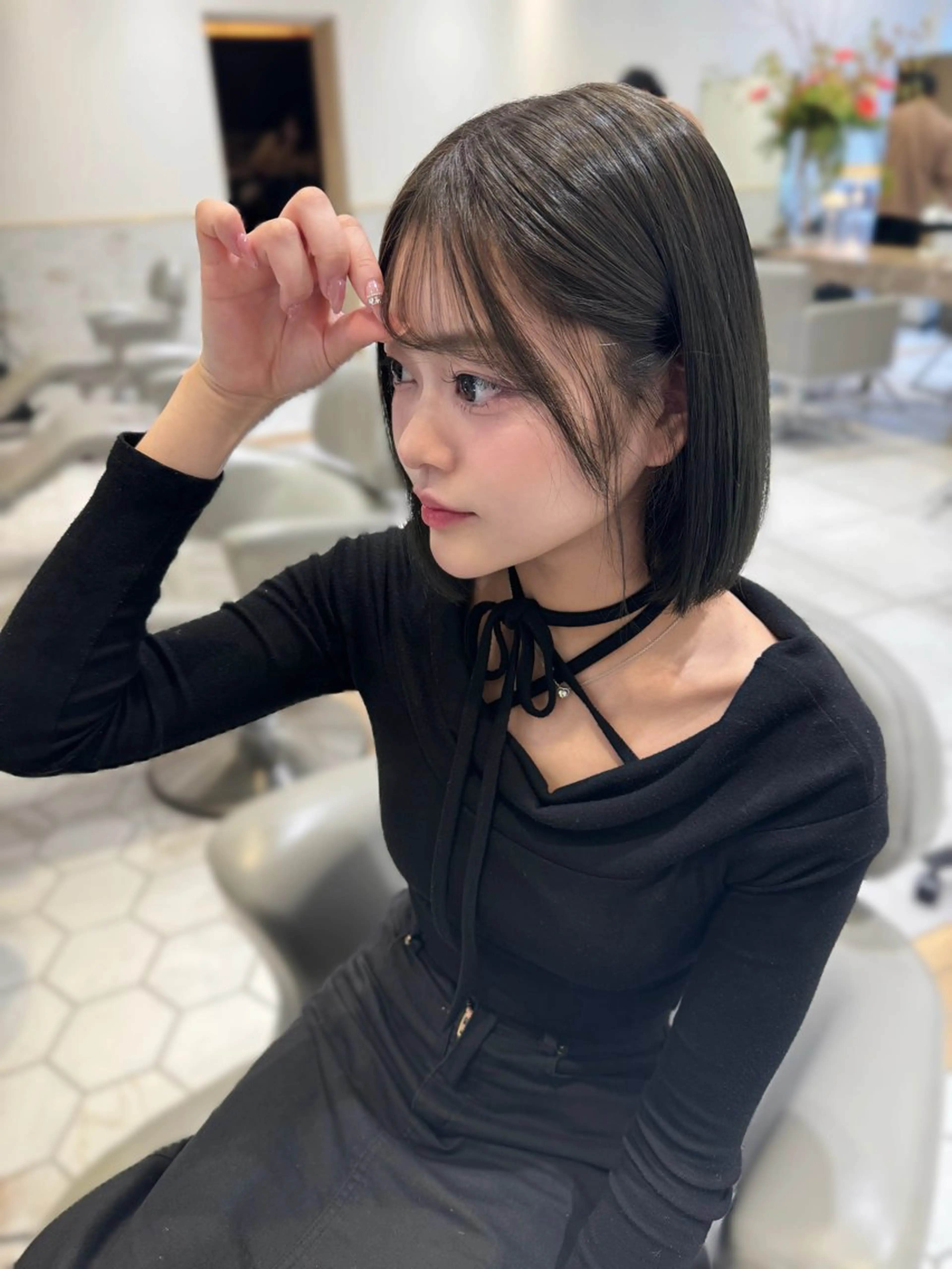 ショート カラー ヘアカラー costes 今井芽依のヘアスタイル