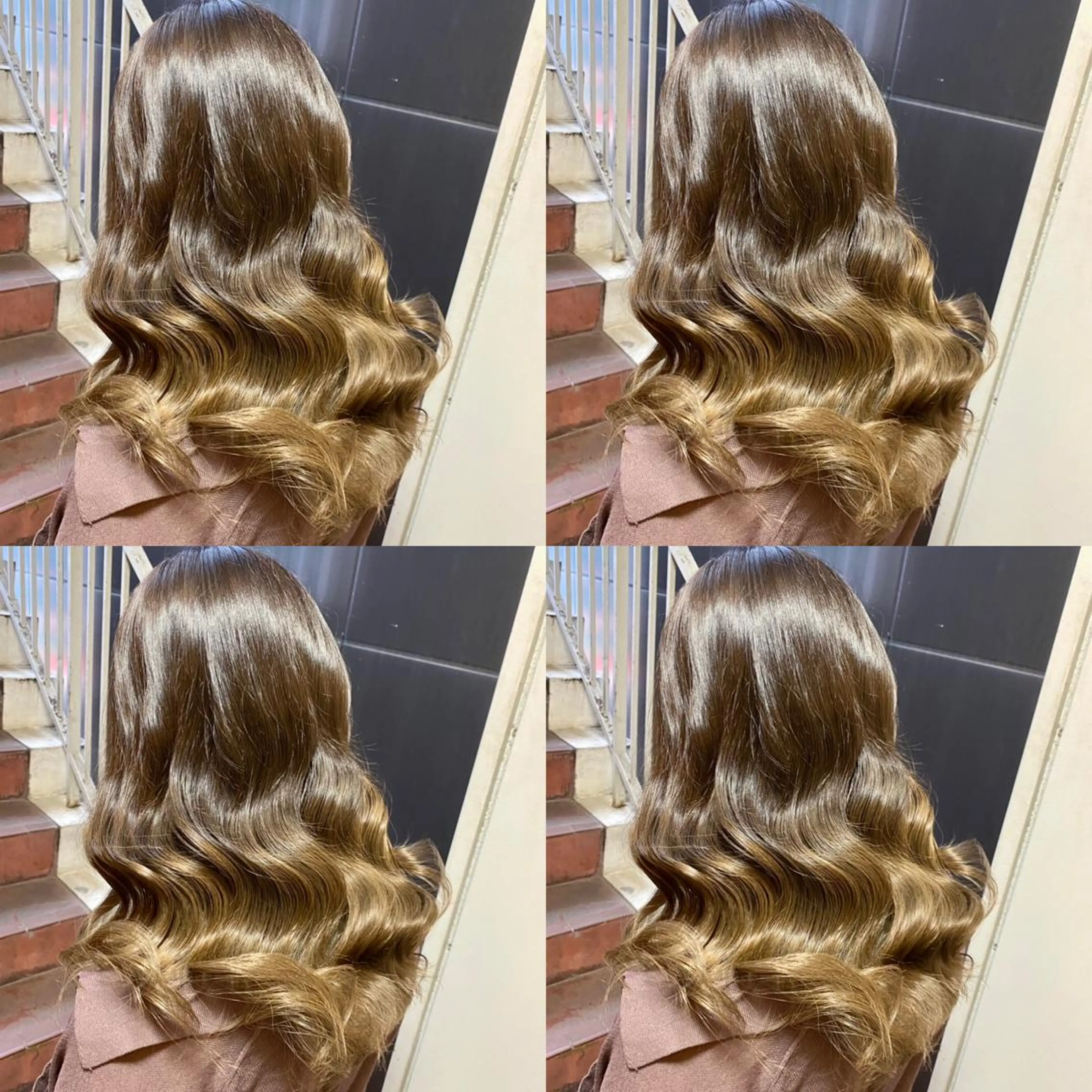 ロング カラー アッシュ ベージュカラー ハイライトカラー ハイトーンカラー イルミナカラー カット ヘアカラー パーマ トリートメント 当日予約可能です！ 宜しくお願いします！のヘアスタイル