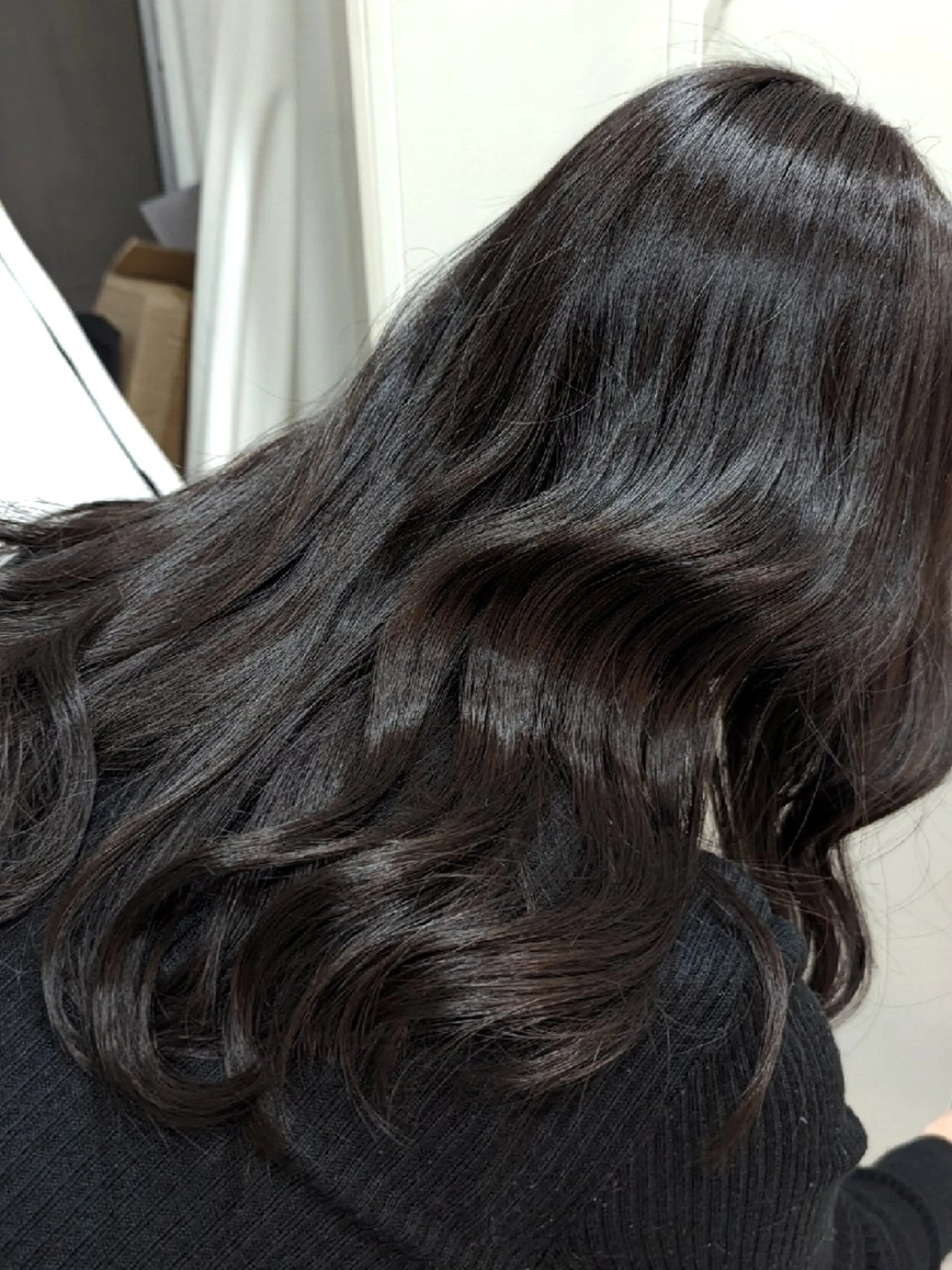 ロング カラー アッシュ ベージュカラー 透明感カラー トリートメント ヘアカラー トリートメント 🏹MIYU¦うるつ やカラー/抜け感ヘアのヘアスタイル