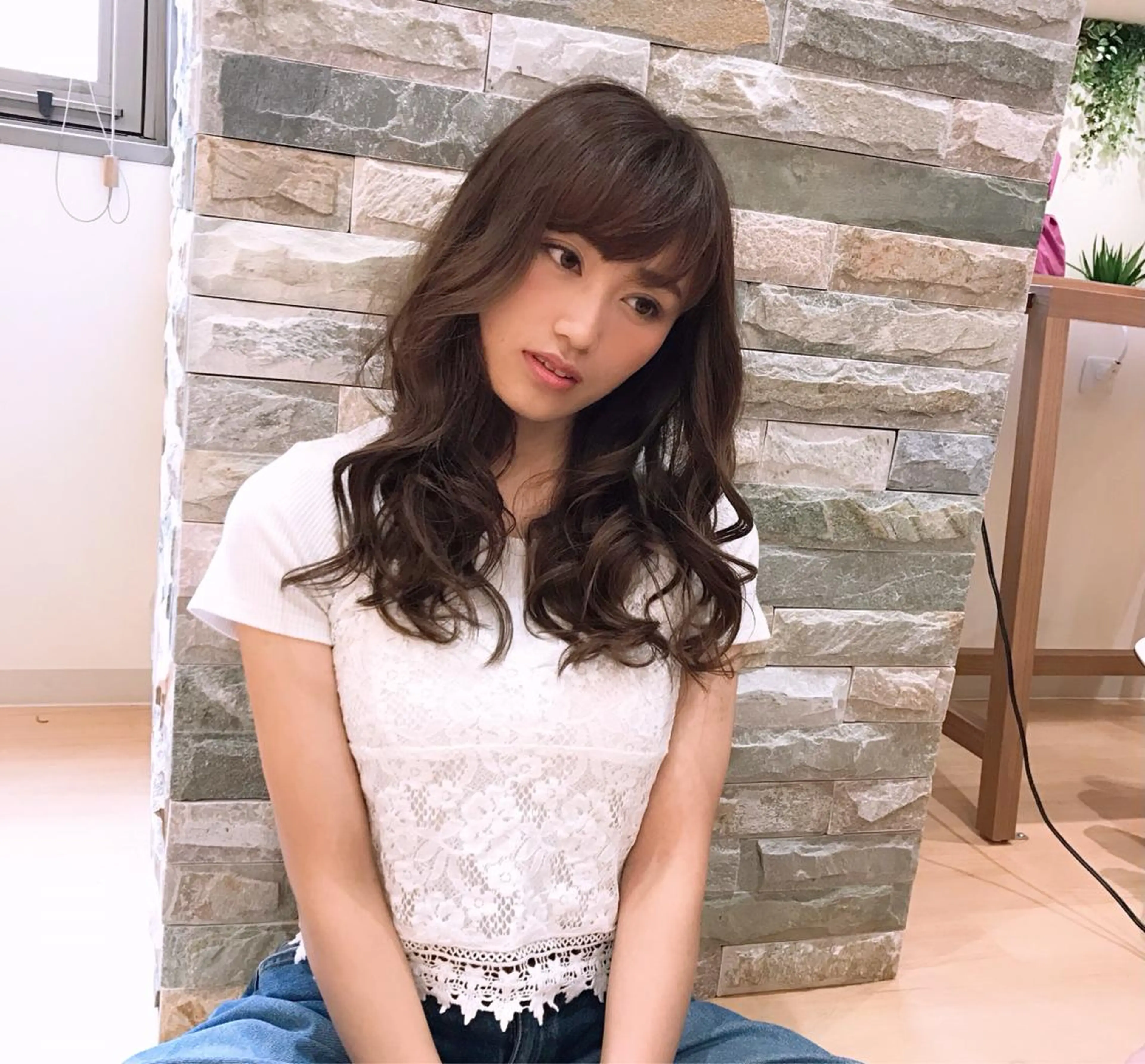 セミロング カラー アディクシーカラー little×link 福岡所属・littlelink キタジマのヘアスタイル