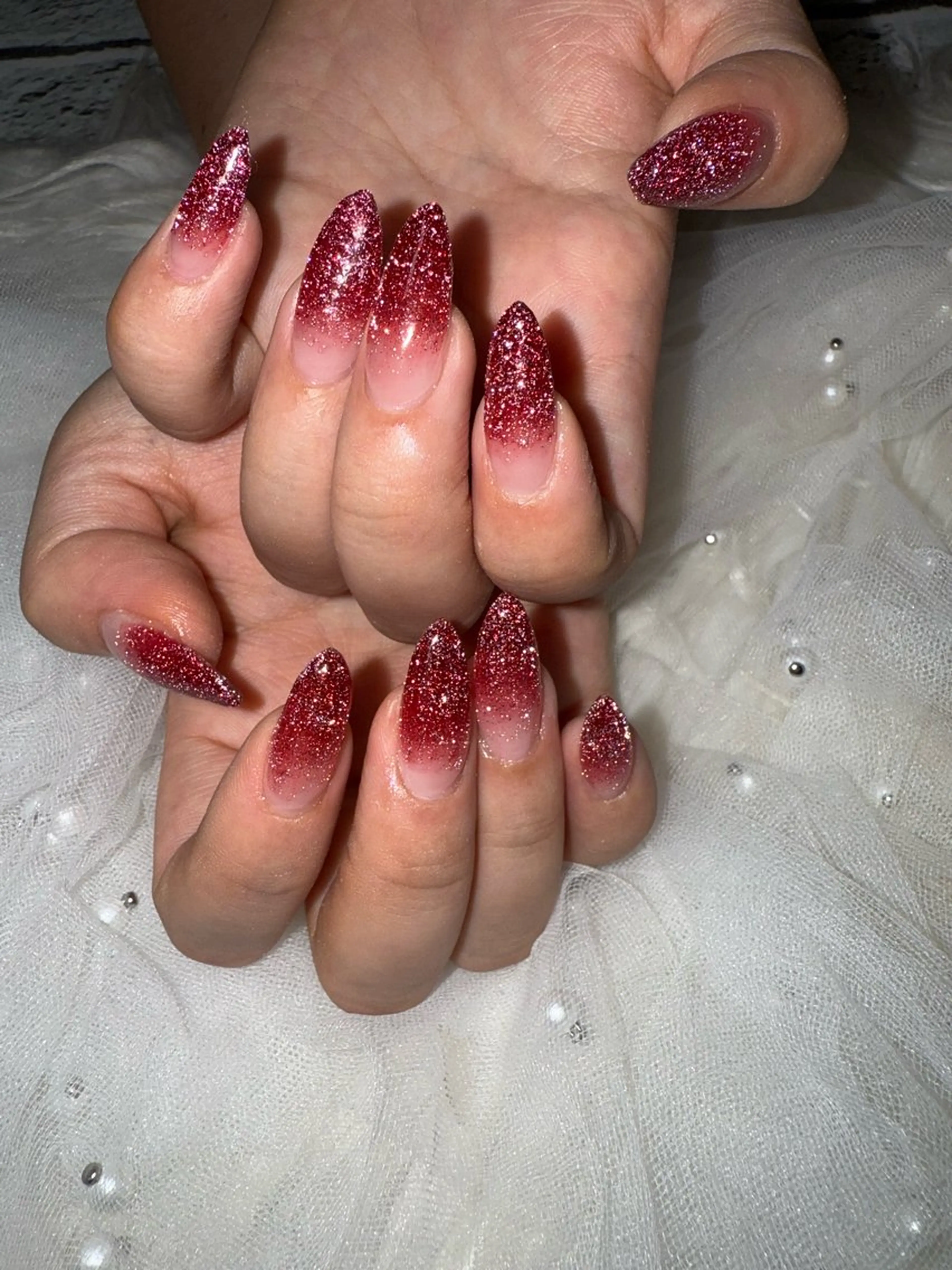 ネイル フラッシュネイル グラデーション ハンドネイル Ruana Nailのネイルデザイン