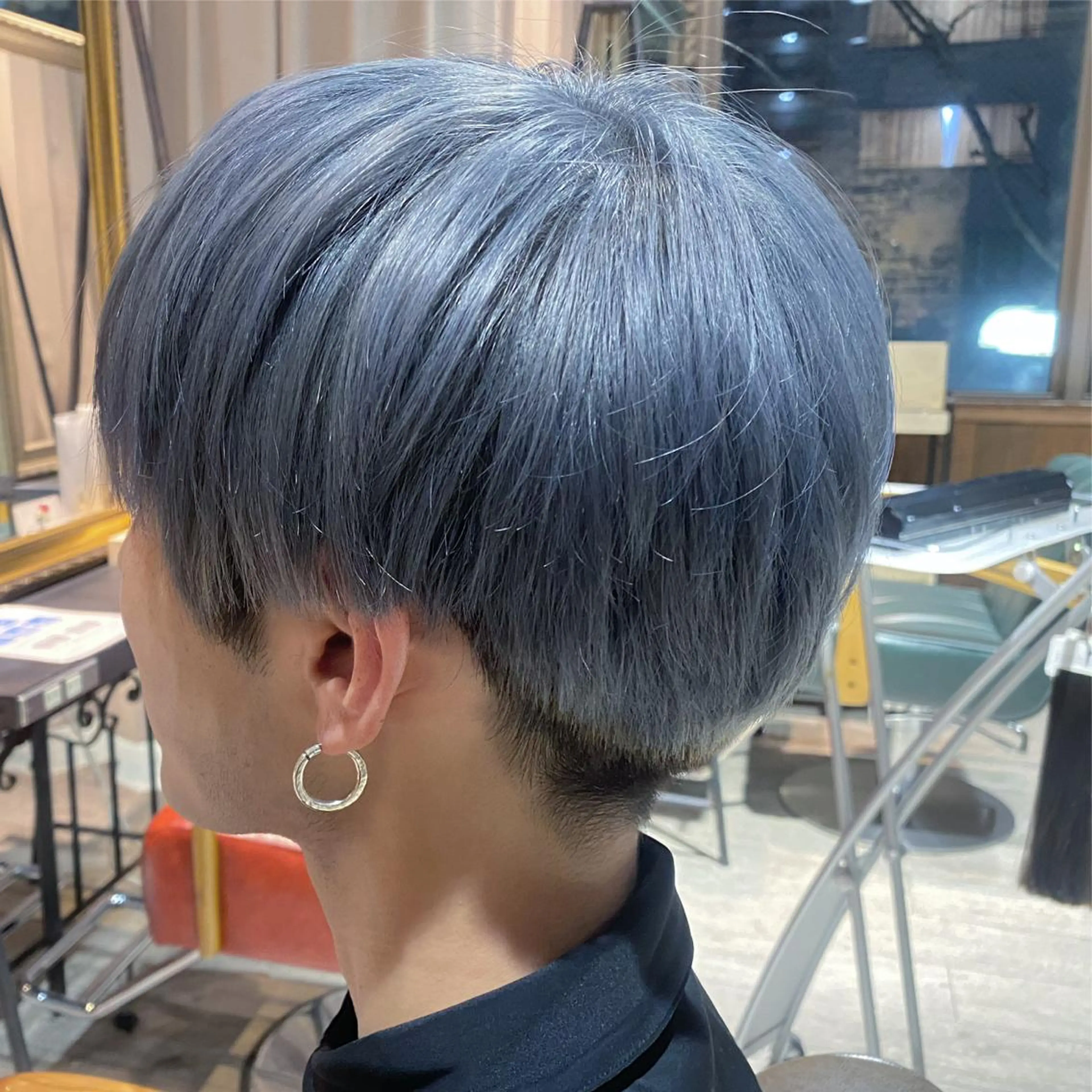 ショート カラー メンズ メンズハイトーン ハイトーンカラー カット ヘアカラー 瀧尻 光のヘアスタイル