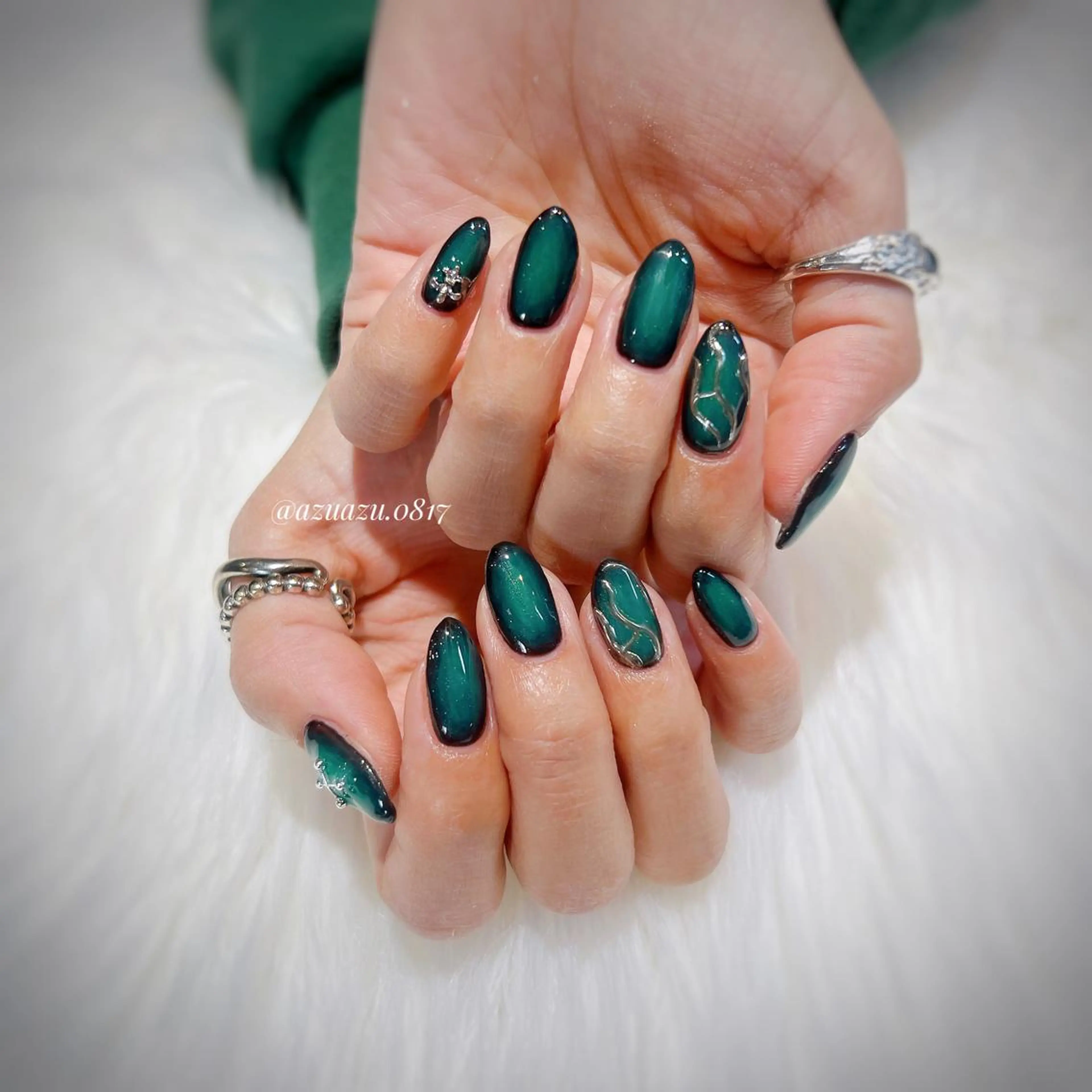 ネイル ジェルネイル hair&nail ROOTS所属・ヘアメイク&ネイル ♥️Azuのネイルデザイン