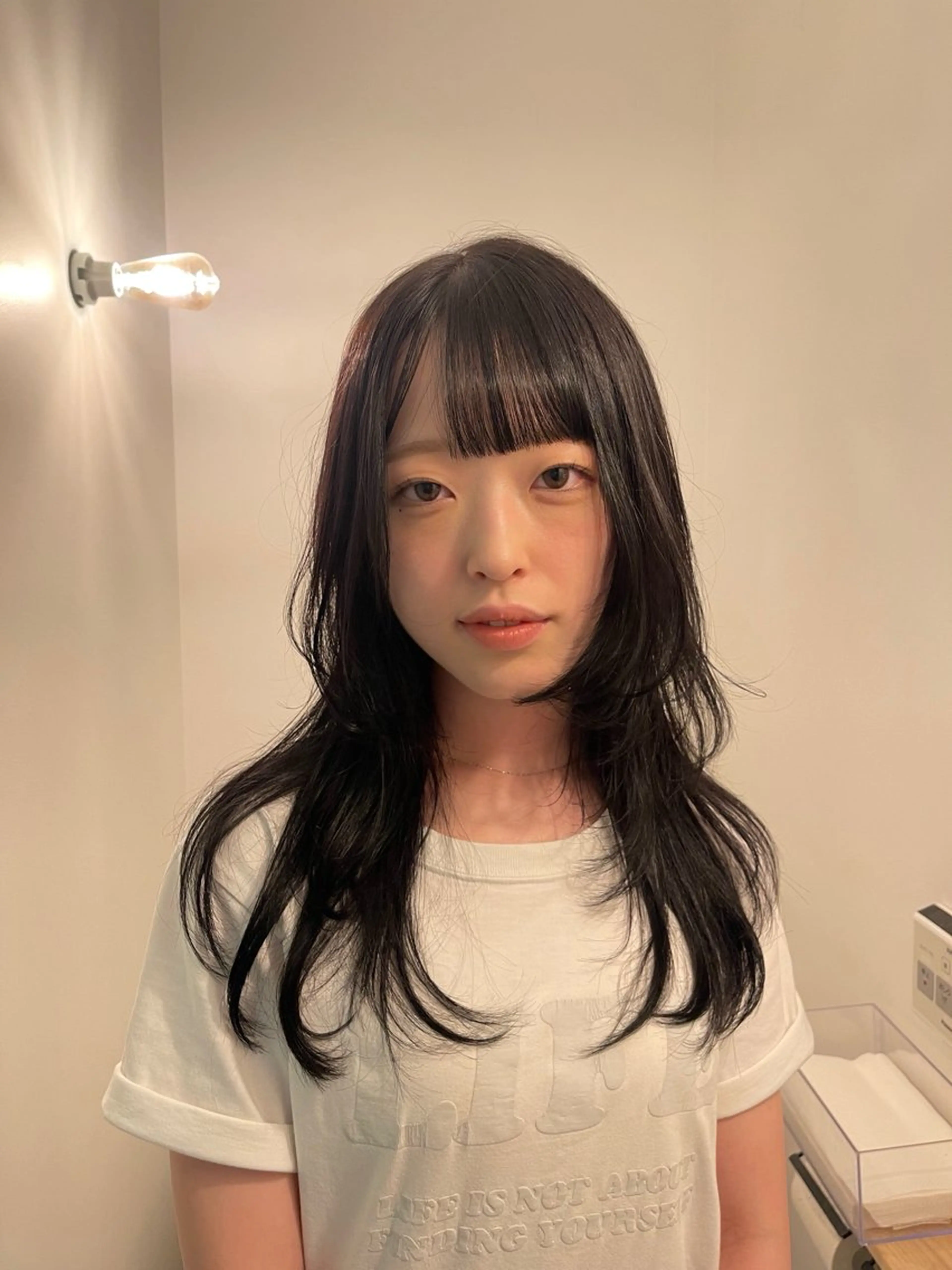 ロング レイヤーカット ano @anomukuiのヘアスタイル