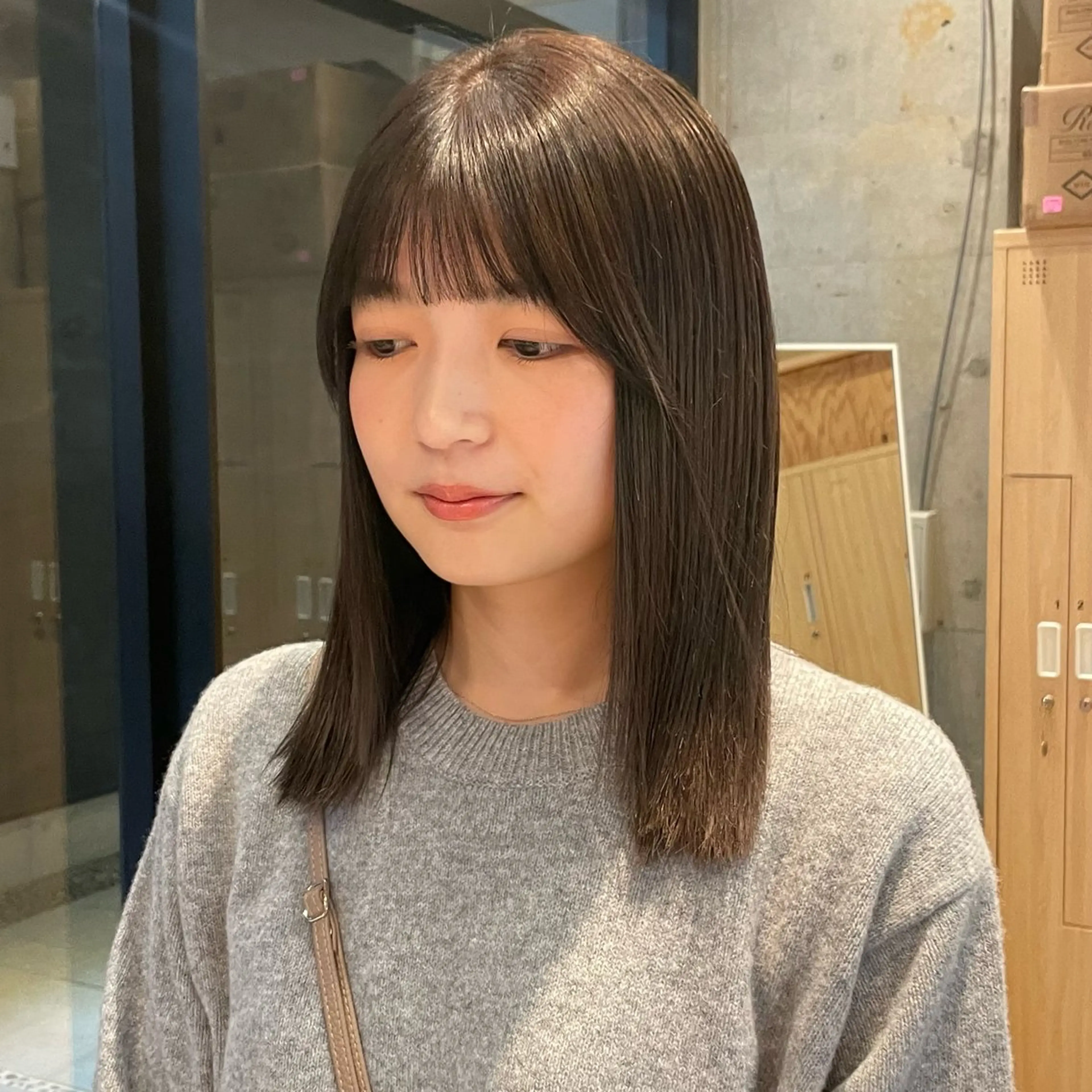 【🎀部分的に気になる方におすすめ🎀】⭐️前髪カット＋前髪ストレート（髪質改善ストレート）⭐️の写真