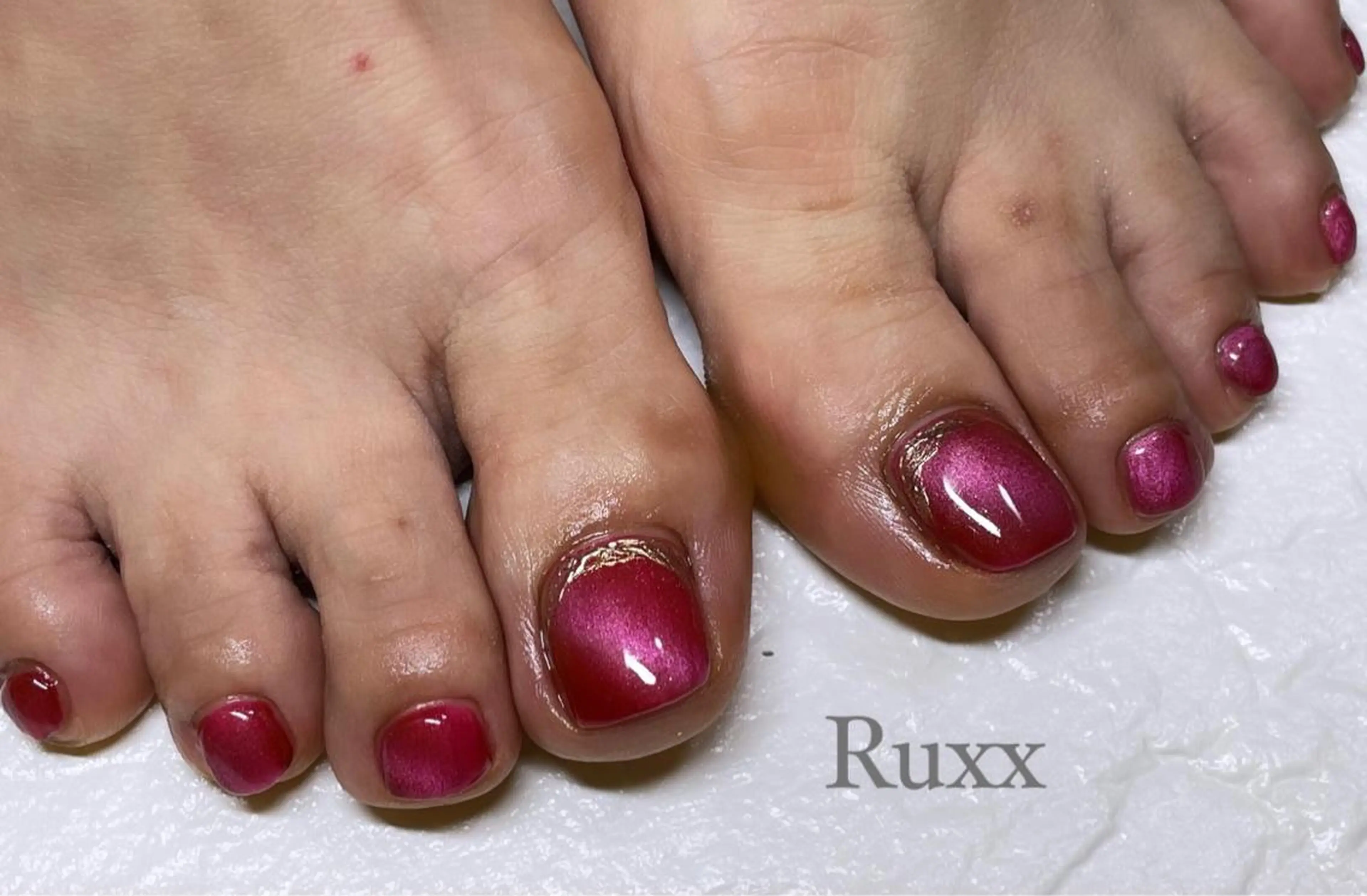 ネイル マグネットネイル ミラーネイル Ruxx nailのネイルデザイン