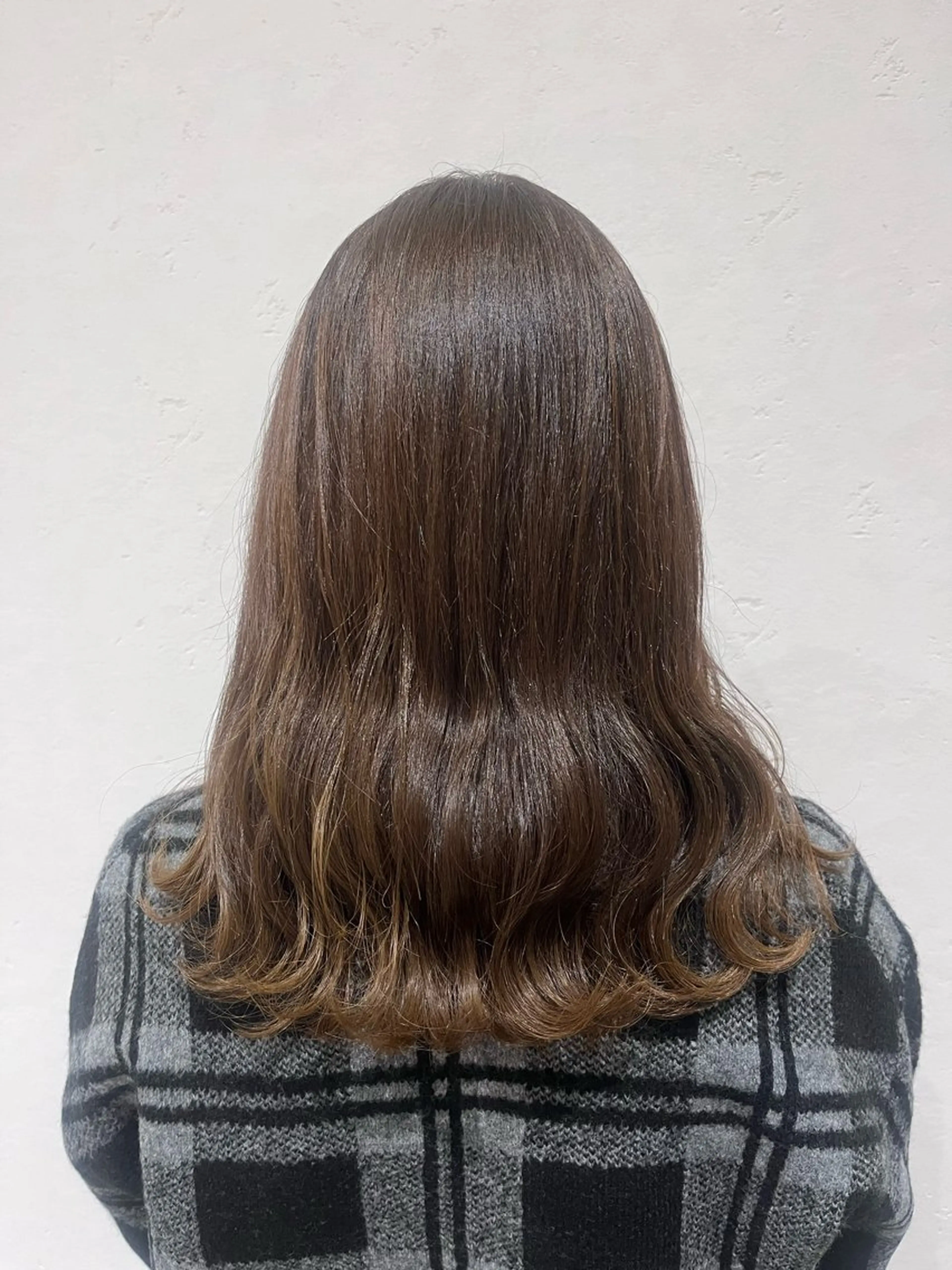 ミディアム ヘアカラー トリートメント 北島 遥香🫧インナ ー /ベージュカラーのヘアスタイル