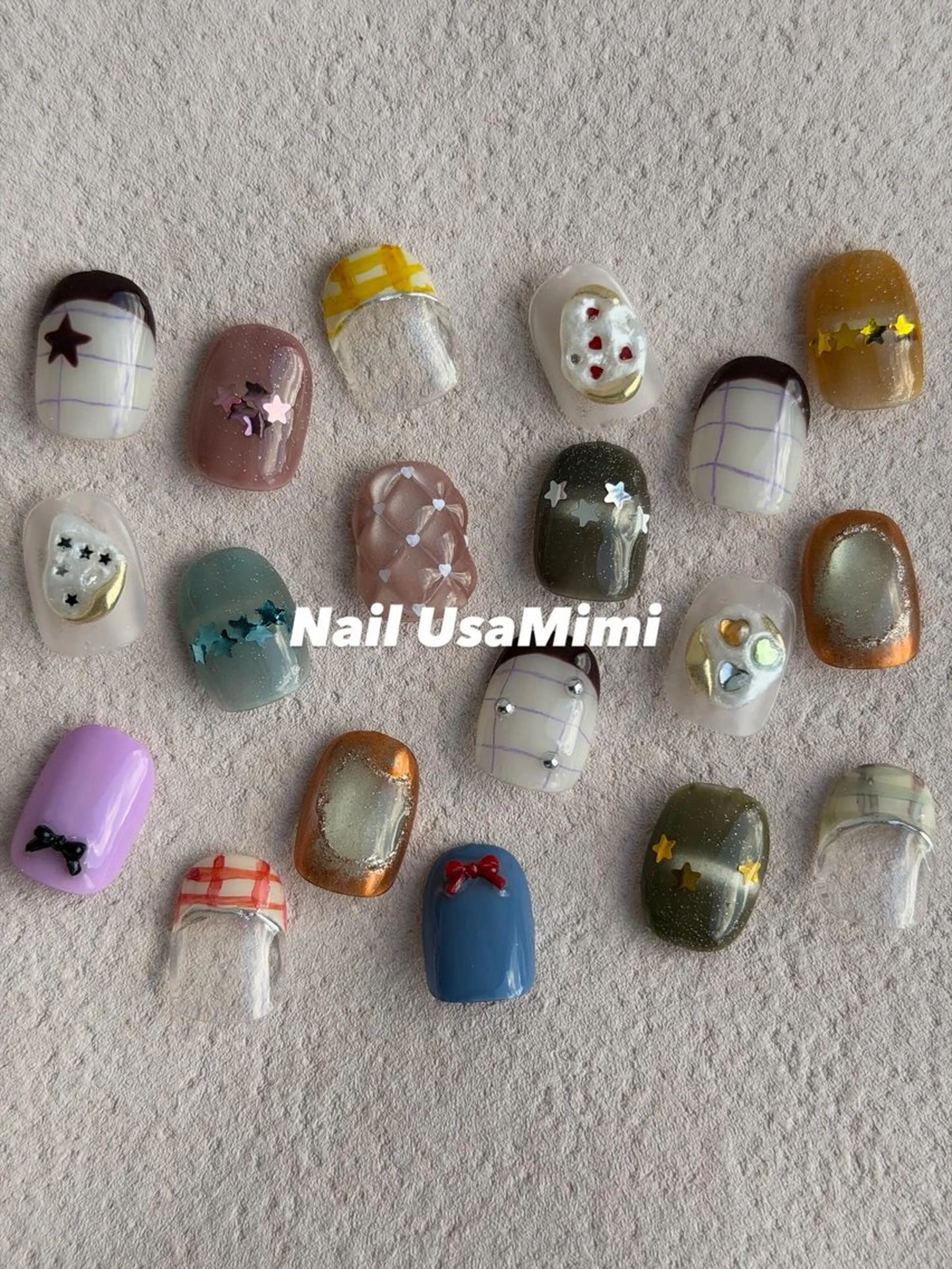 ショート 本町Nail Usa Mimi  SAKIのネイルデザイン