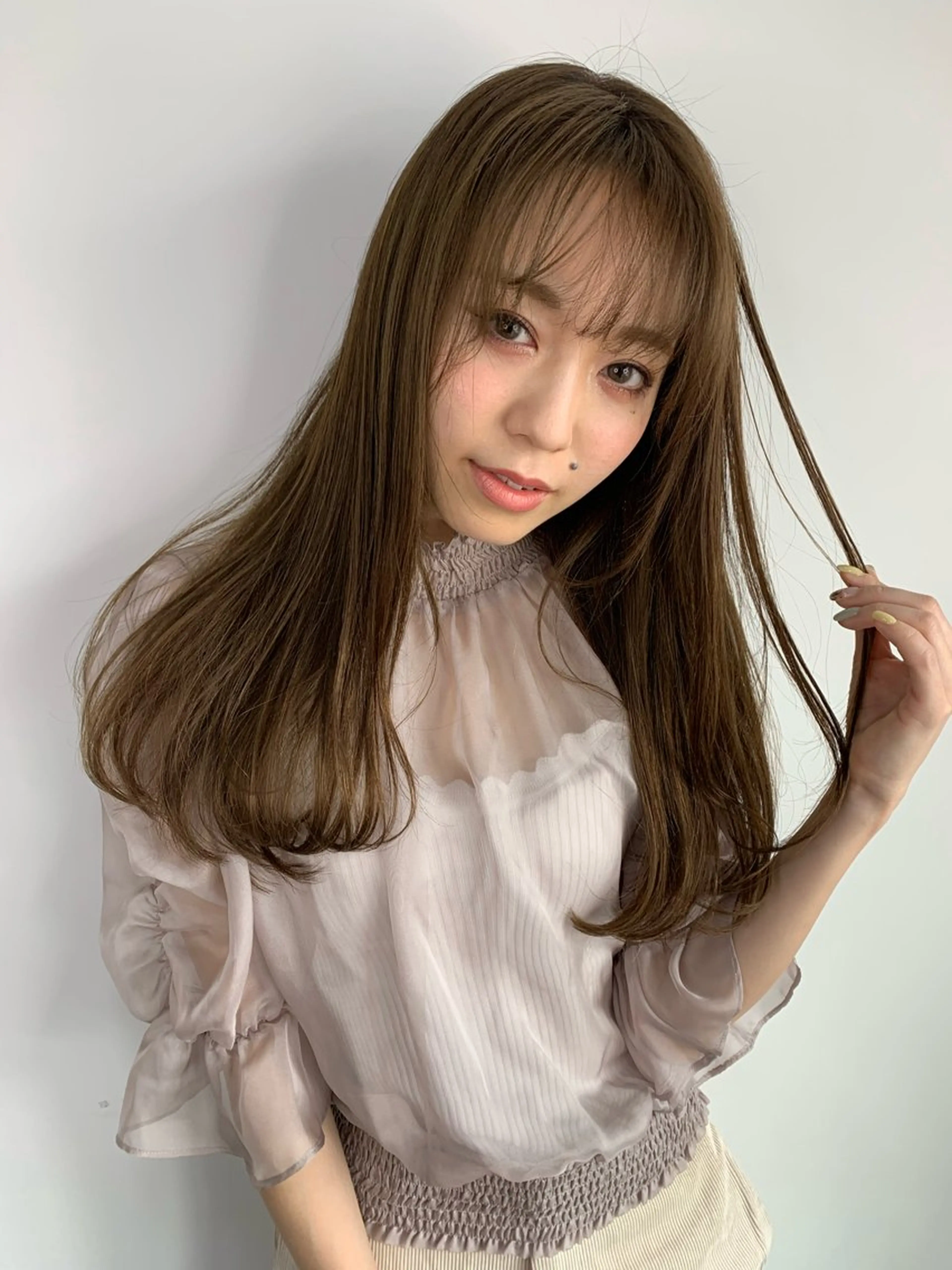 似合わせカット+ナチュラル縮毛矯正の写真