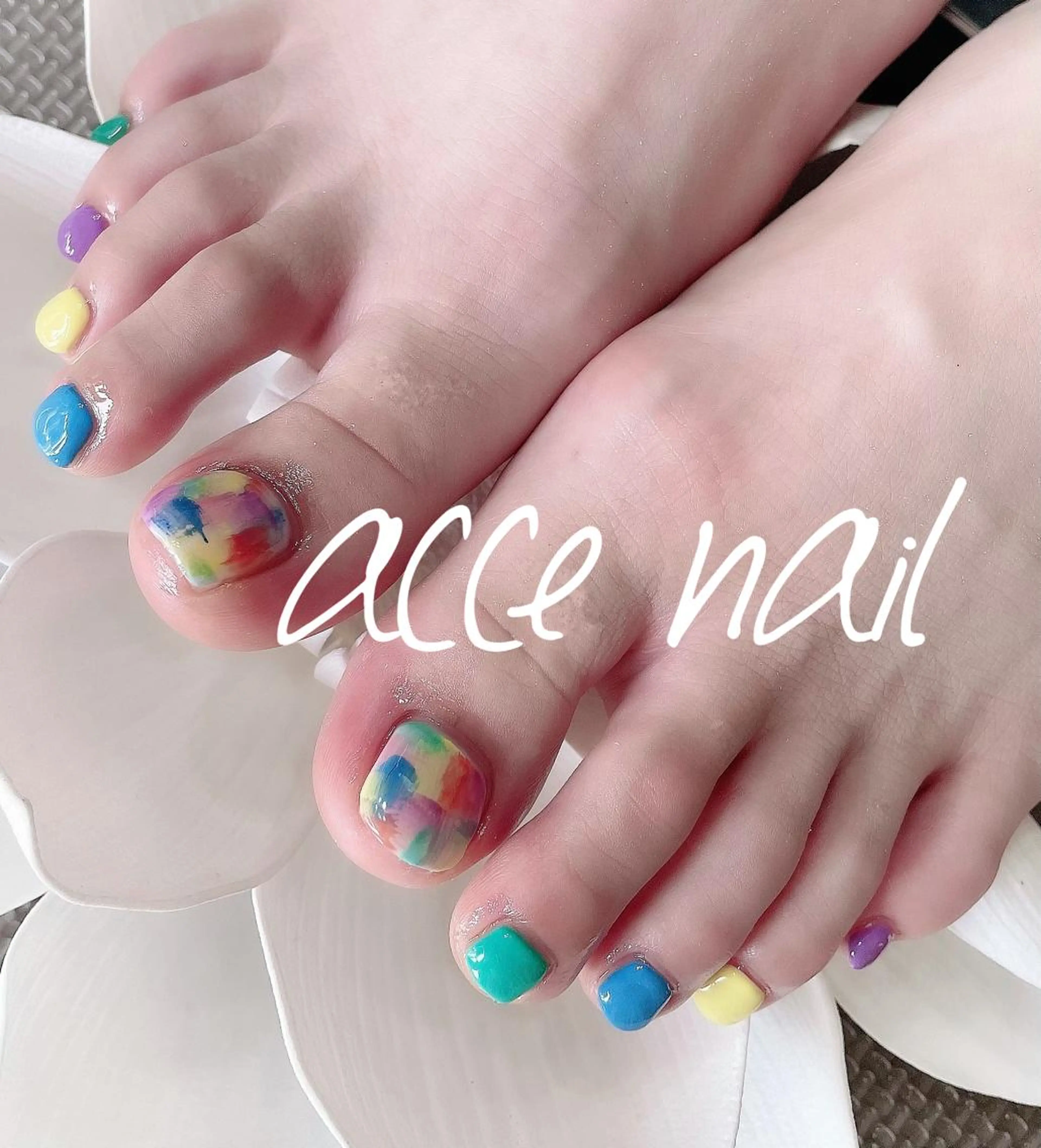 ネイル フットネイル 持ち込み atsuco ✴︎のネイルデザイン