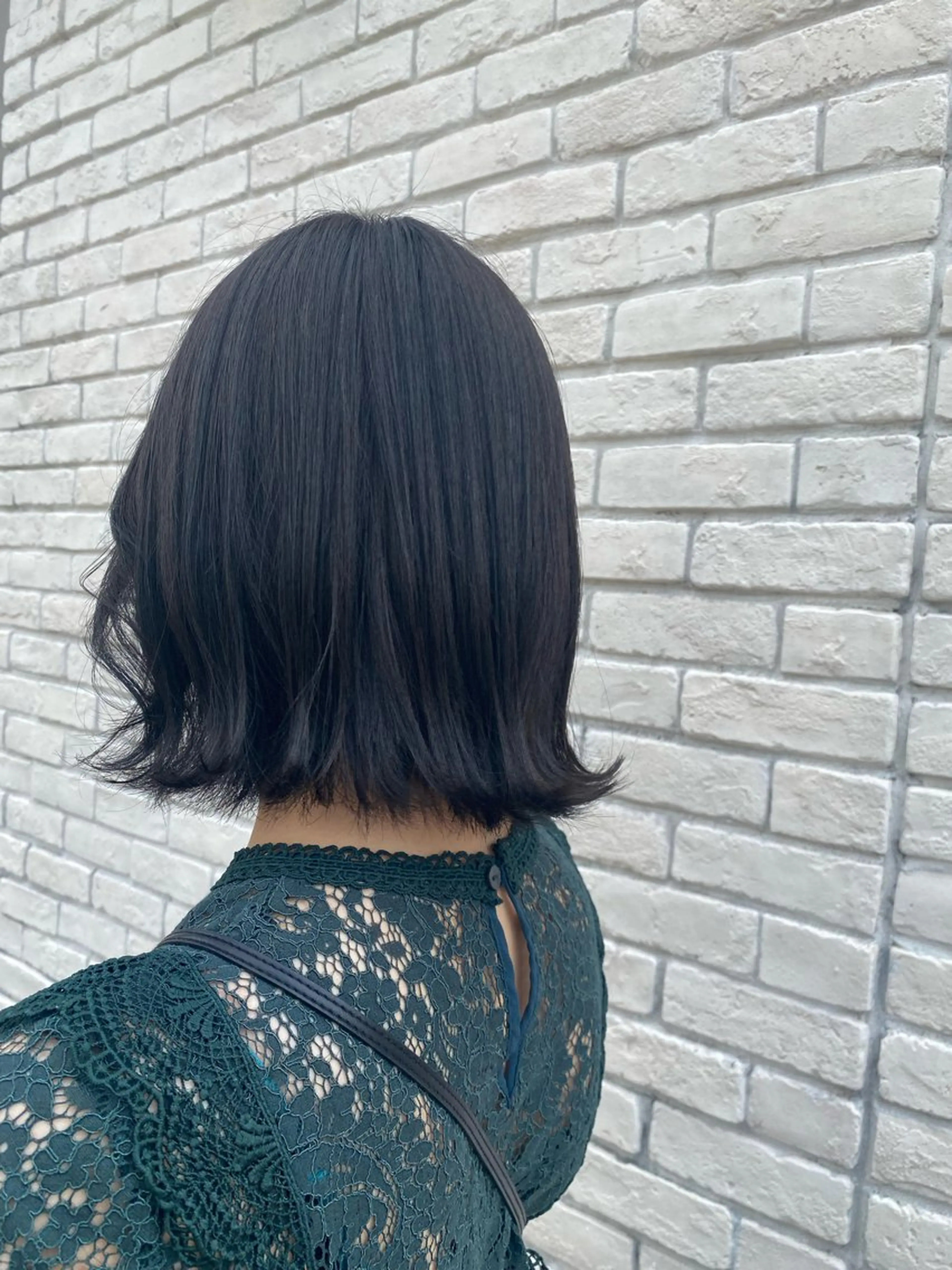 ミディアム カラー グレージュ 四日市 tomokaのヘアスタイル