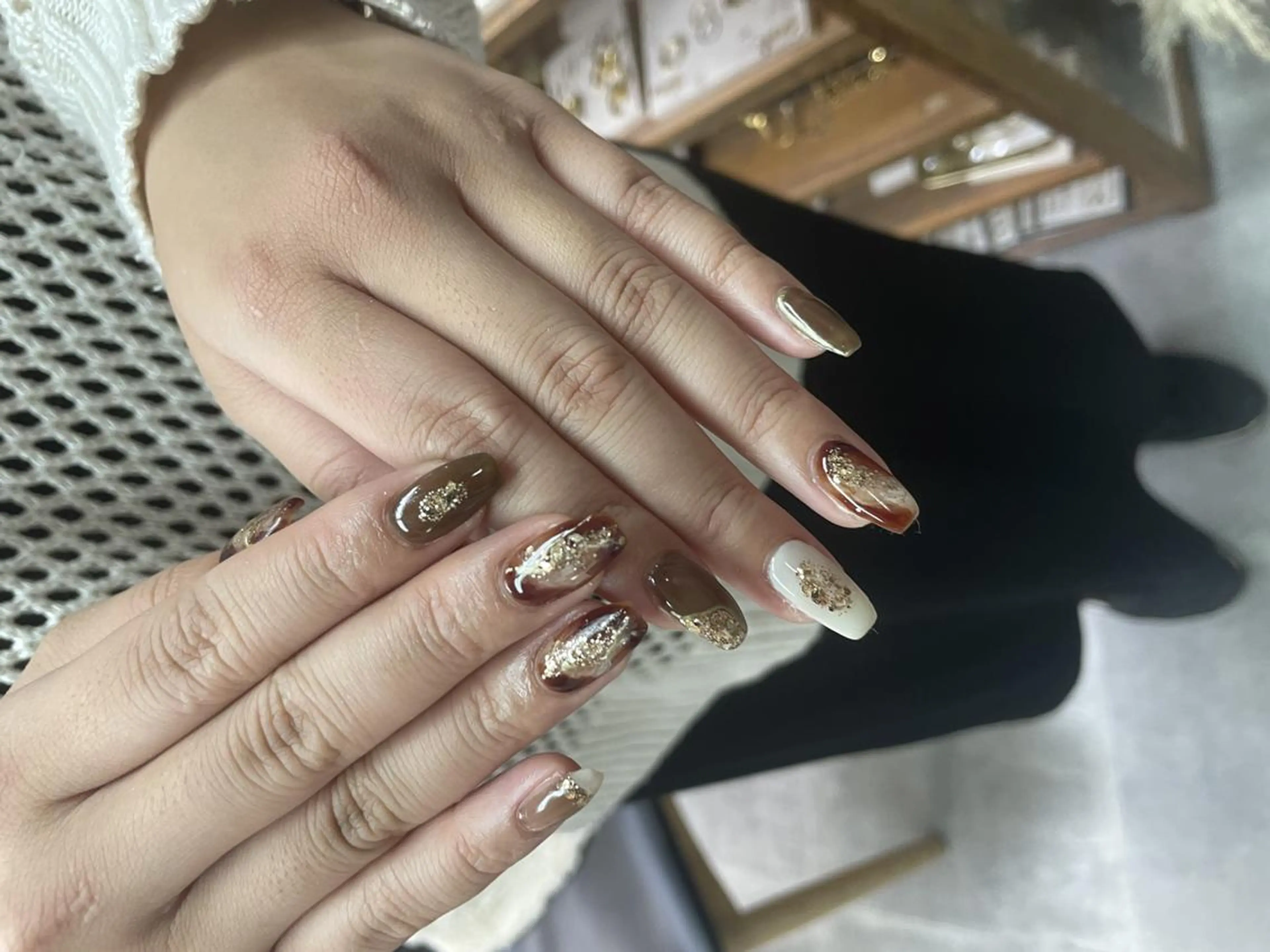 ネイル ジェルネイル ニュアンスネイル ショートネイル nailstudio eviz新宿店のネイルデザイン