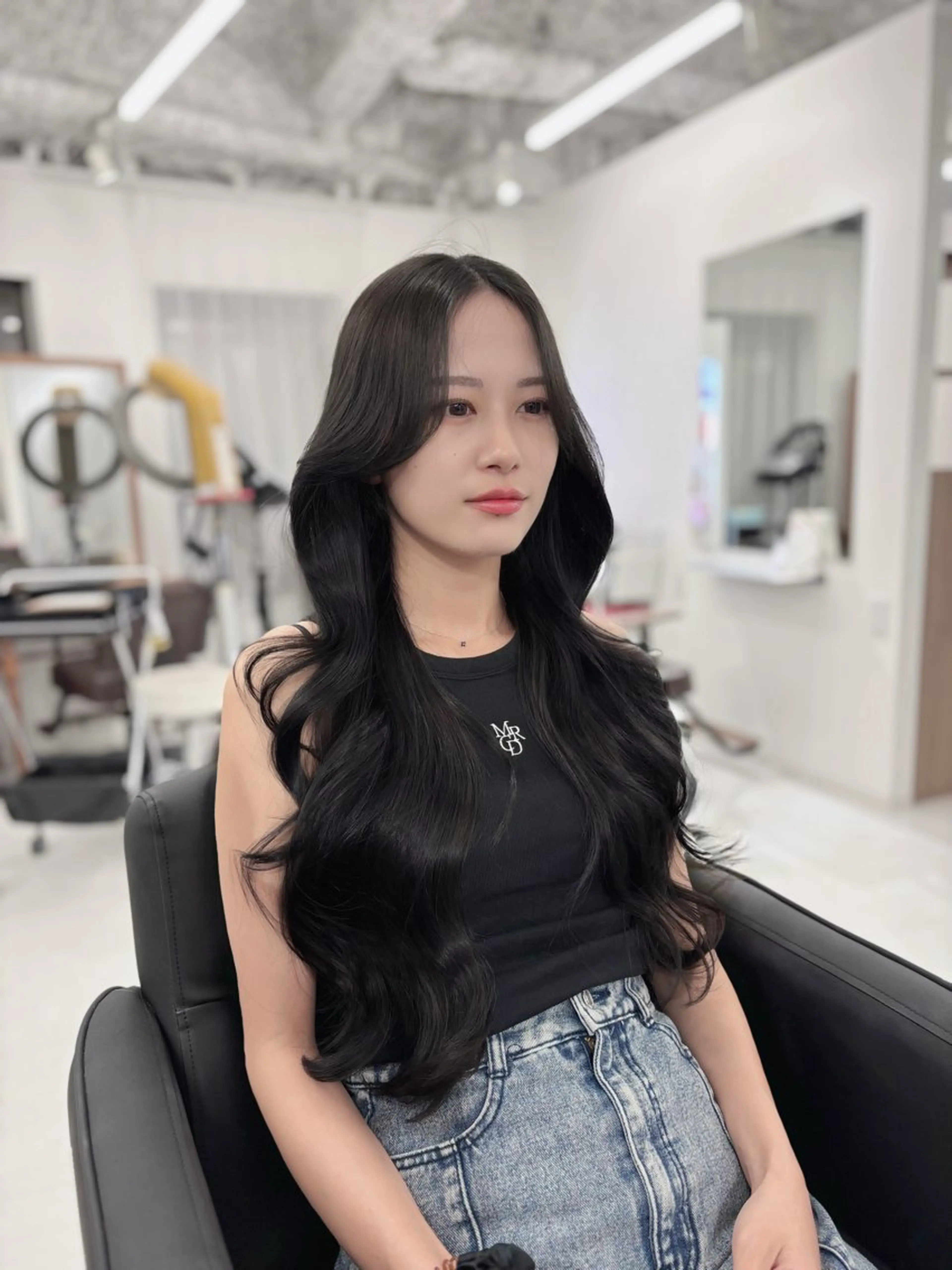 ロング カラー カット ヘアカラー 赤みなしカラー/梅田 /レイヤー/IORIのヘアスタイル