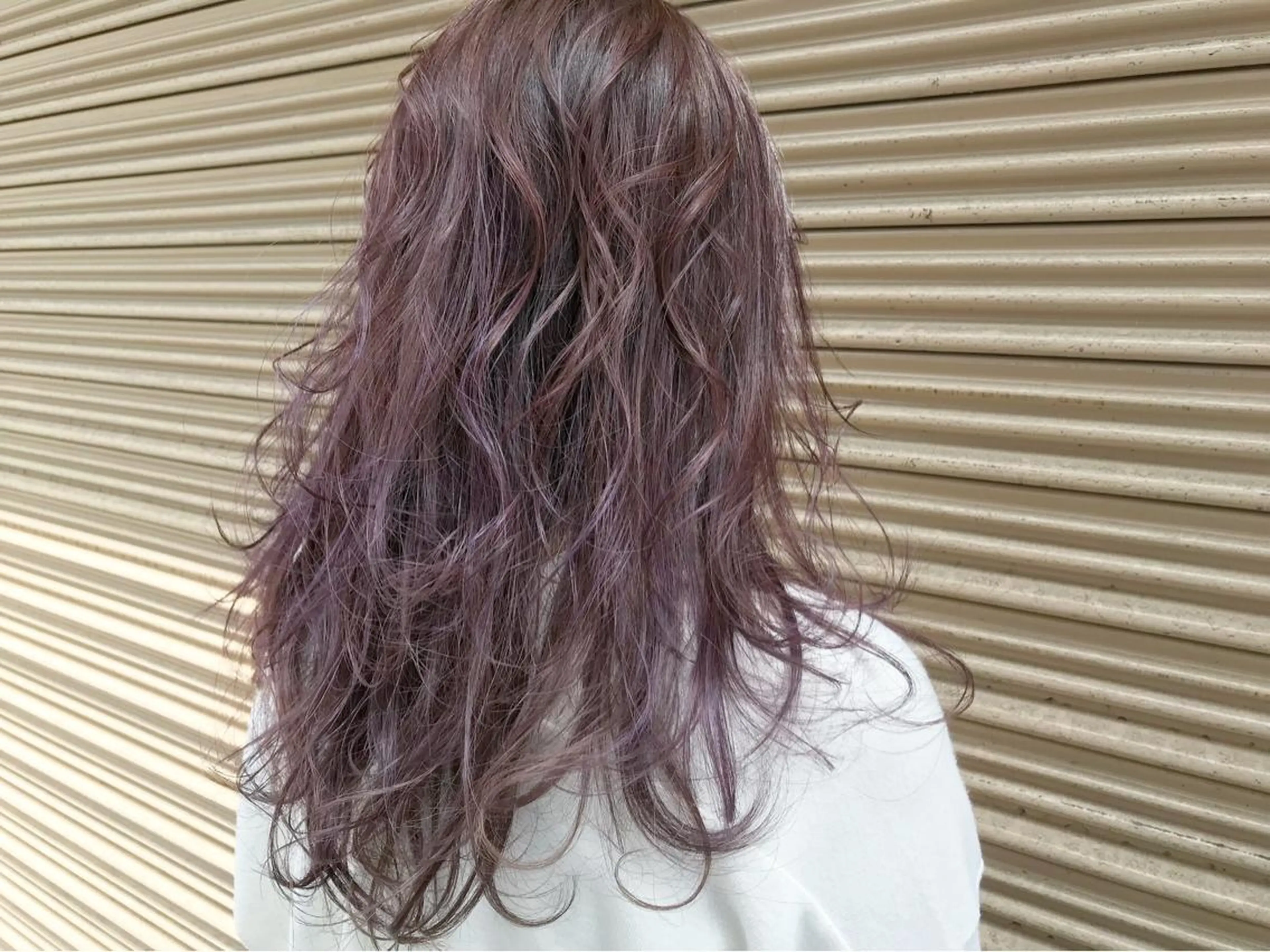 セミロング ピンクラベンダー Musiiik hairのヘアスタイル