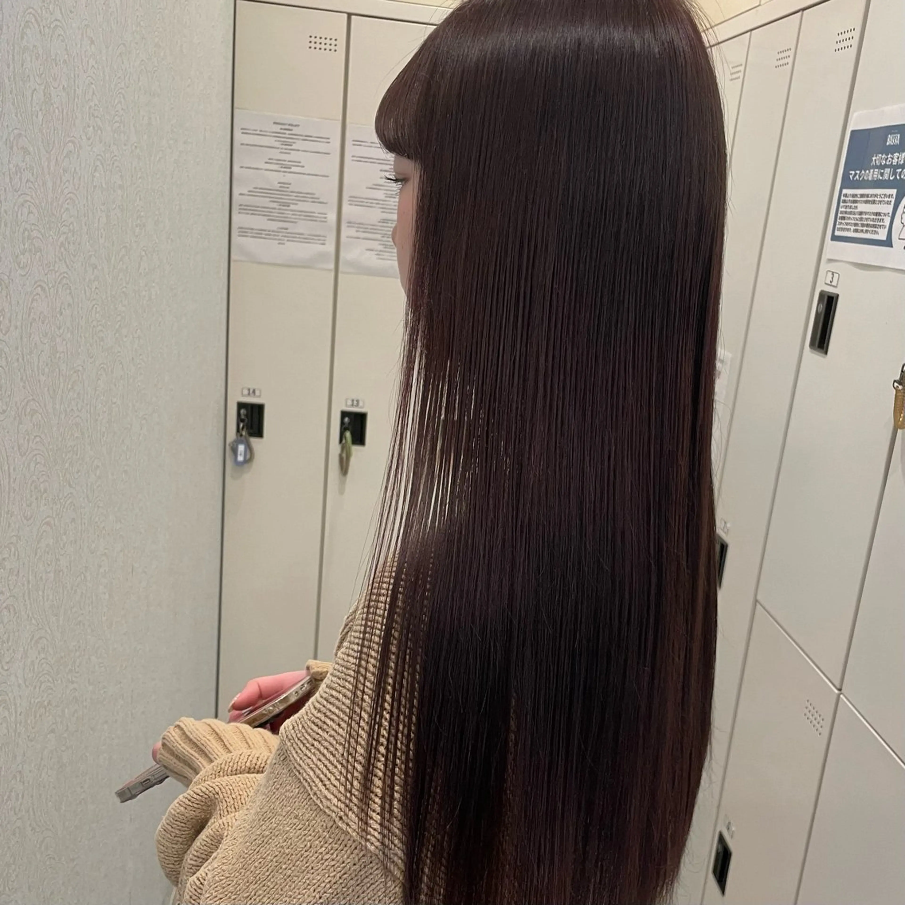 ロング カラー カット ヘアカラー トリートメント 💎久米川 東村山 BASSAサトウ💎のヘアスタイル