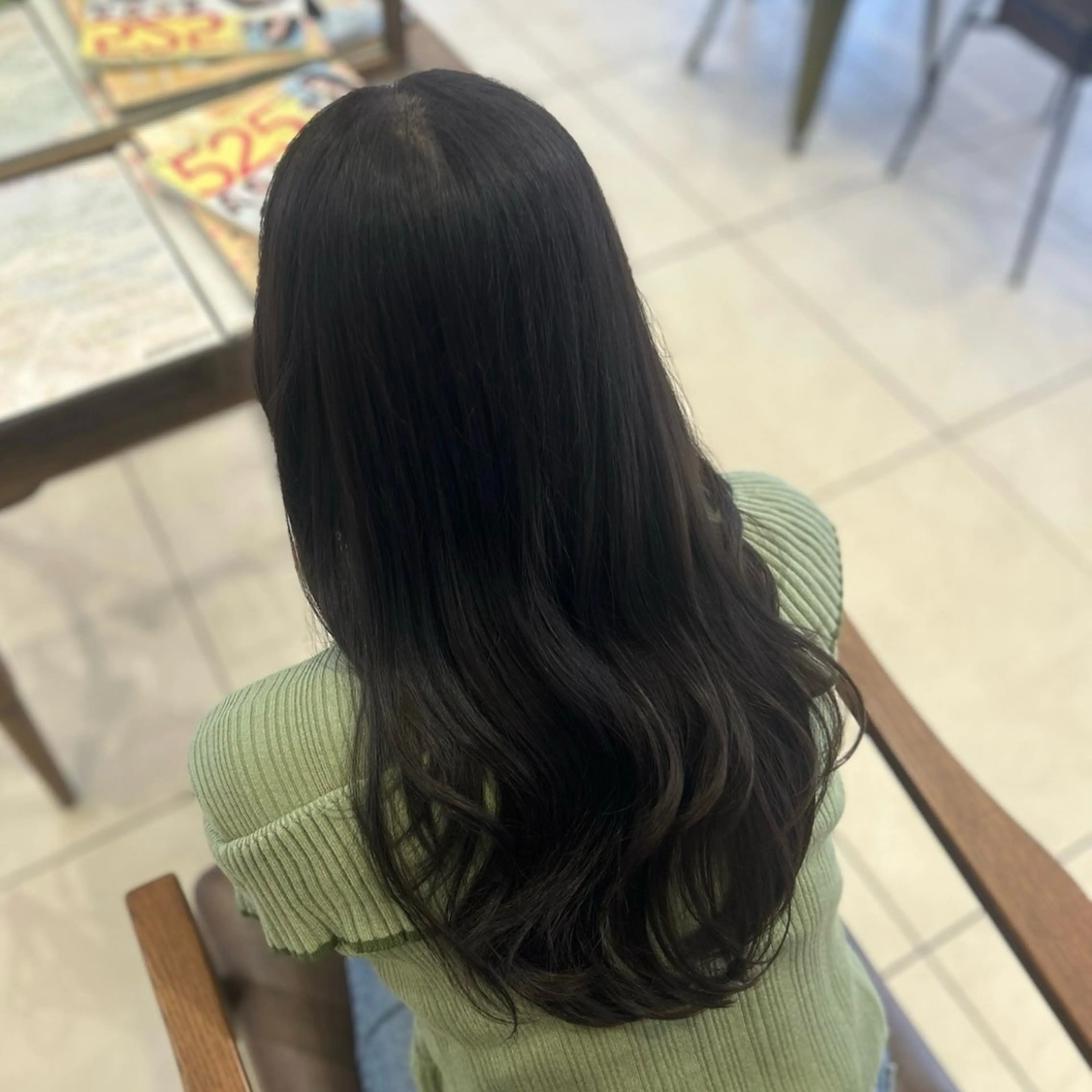ロング ヘアカラー 福川 優月のヘアスタイル