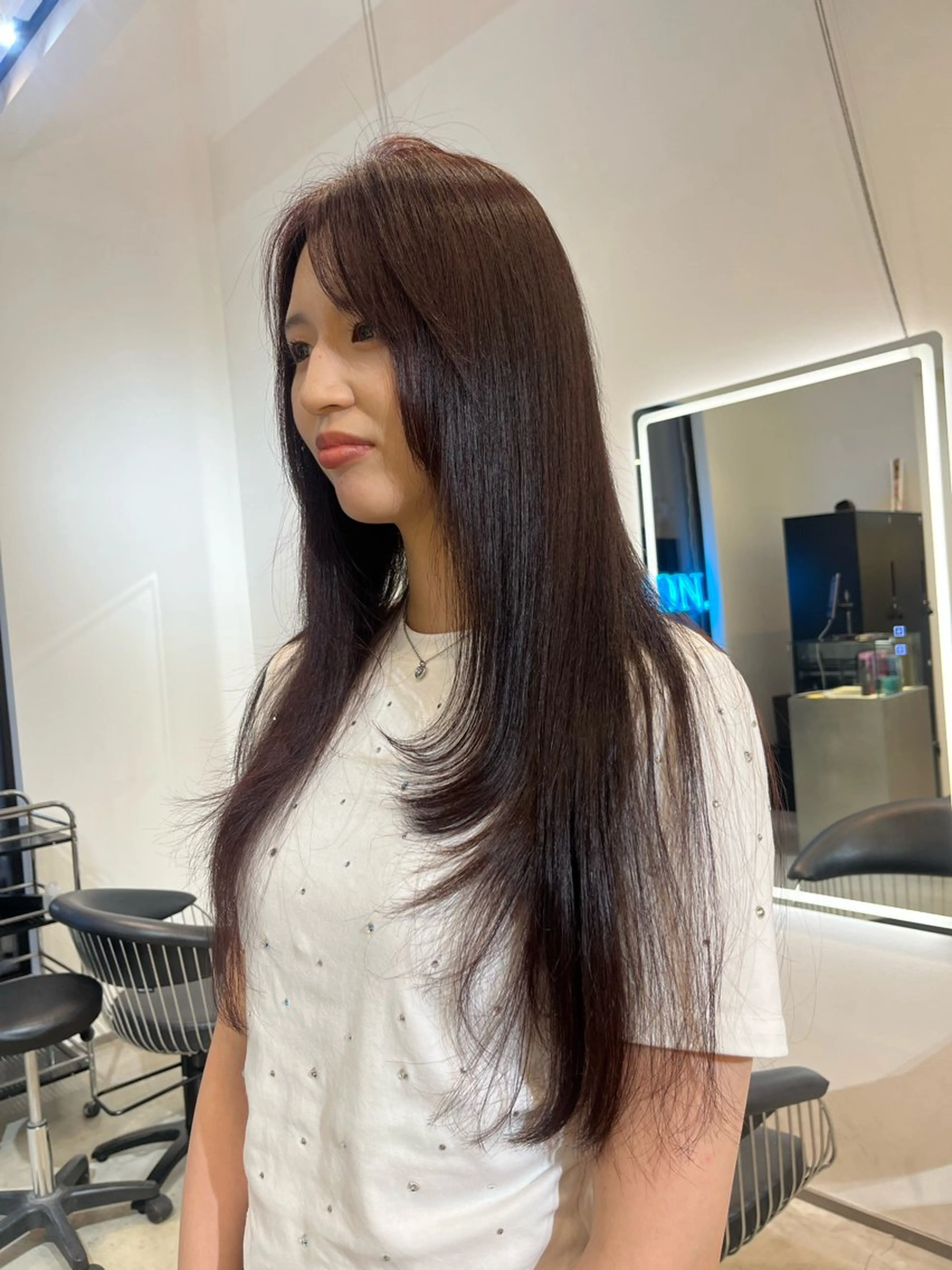 ロング カラー ヘアカラー aoi/カラーモデル 募集🩵/群馬のヘアスタイル