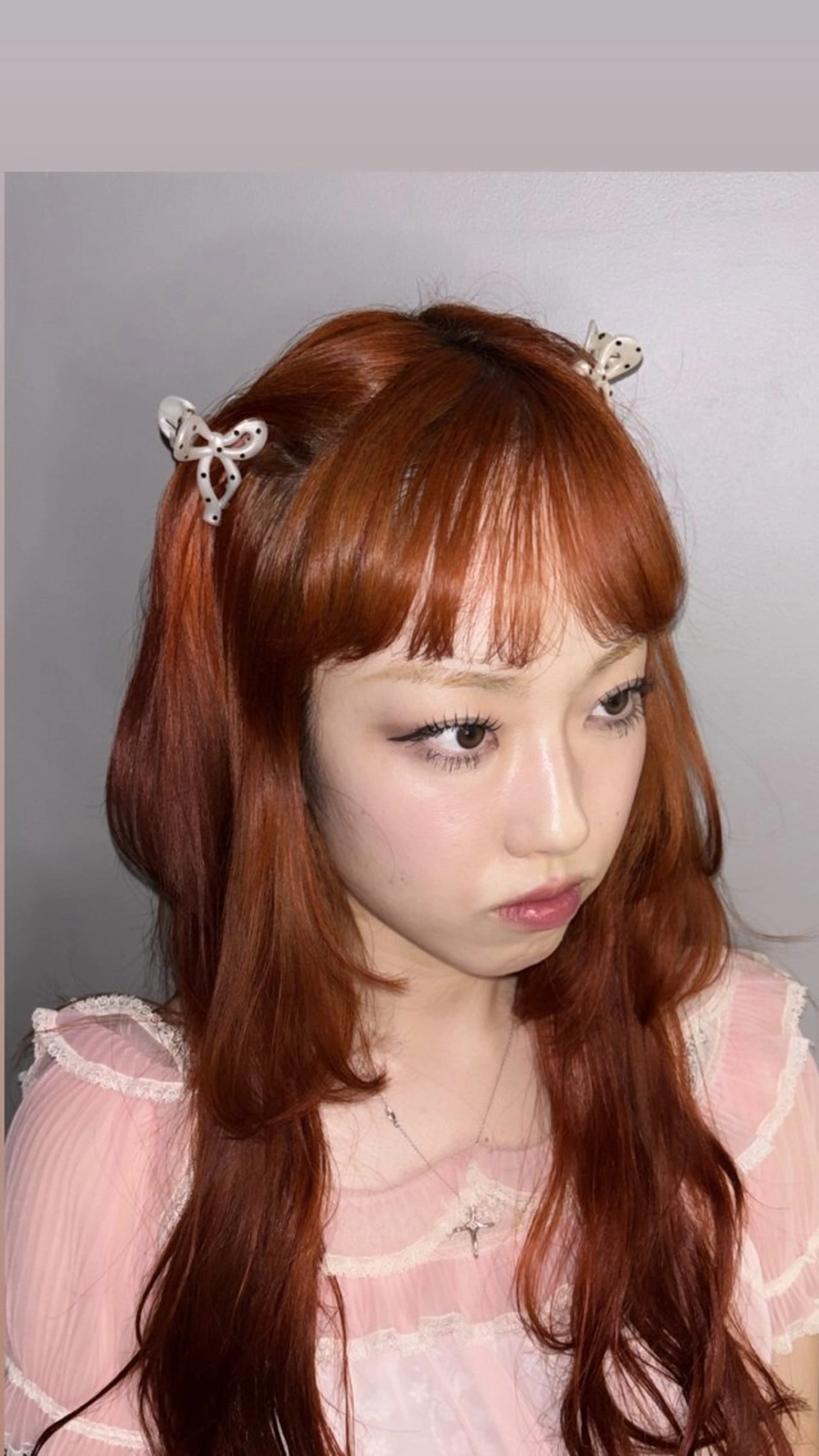 カラー HACO+ モエのヘアスタイル