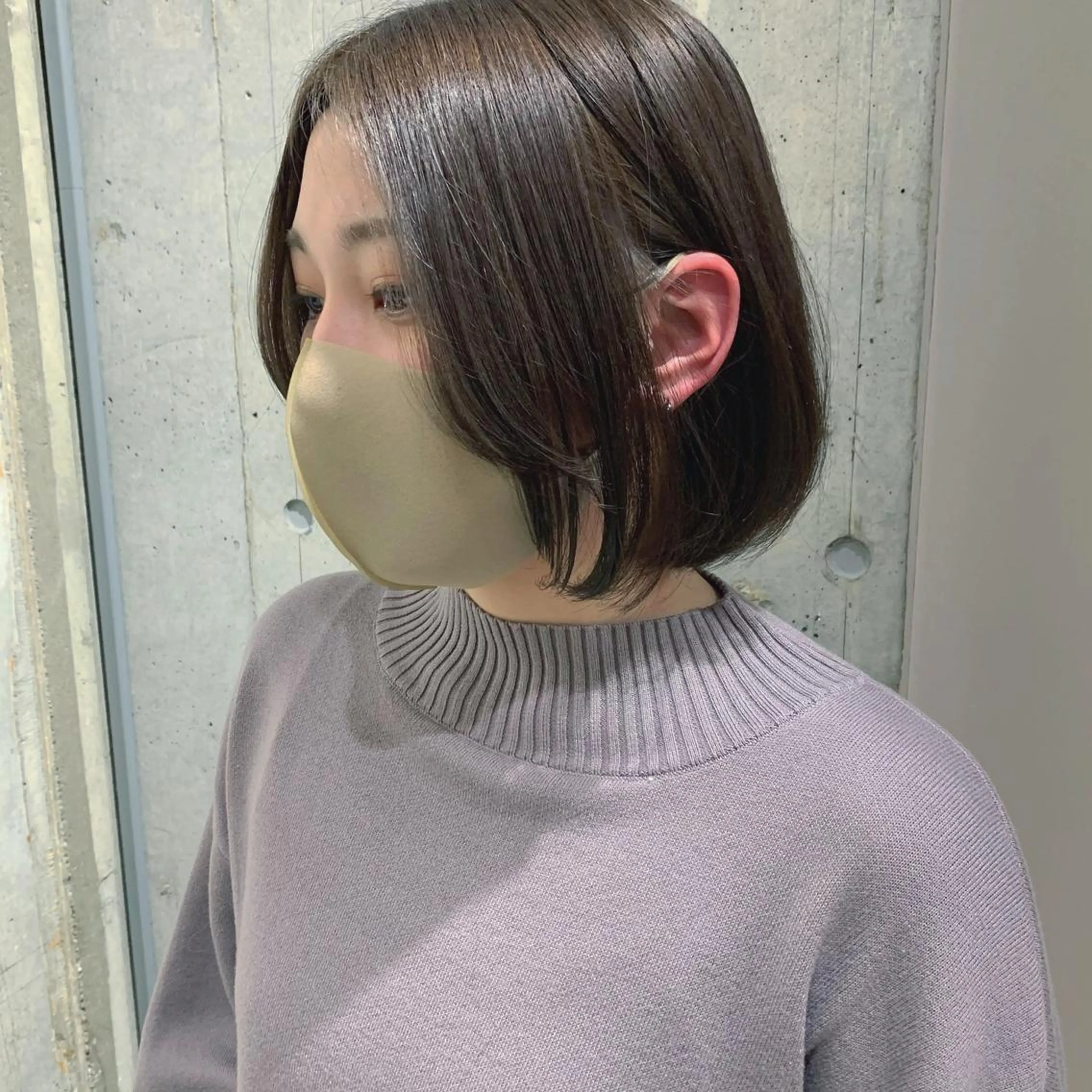 ショート カラー 透明感カラー ヤマグチ リョウのヘアスタイル