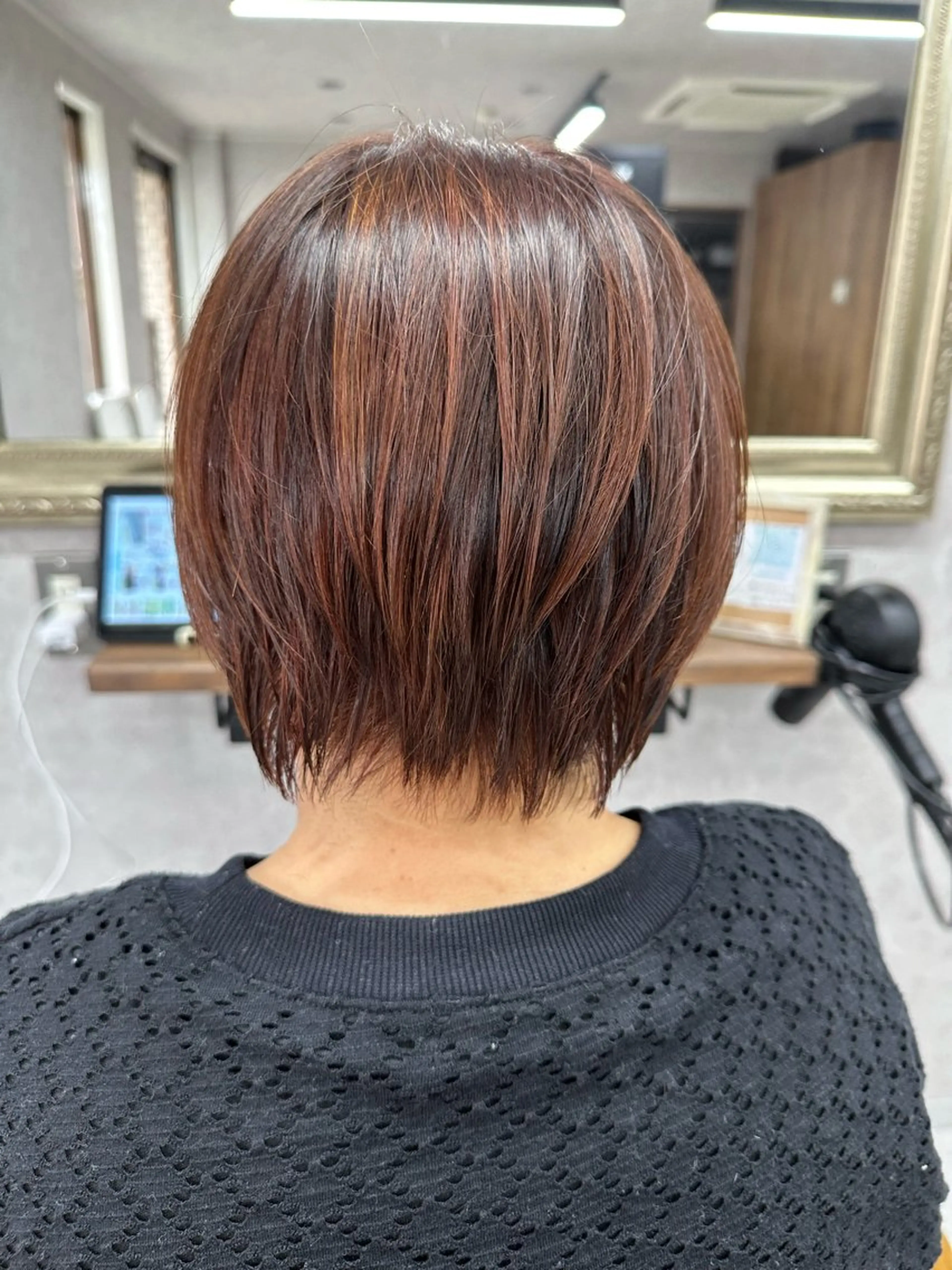 ショート カット ヘアカラー トリートメント Lien 深井店のヘアスタイル