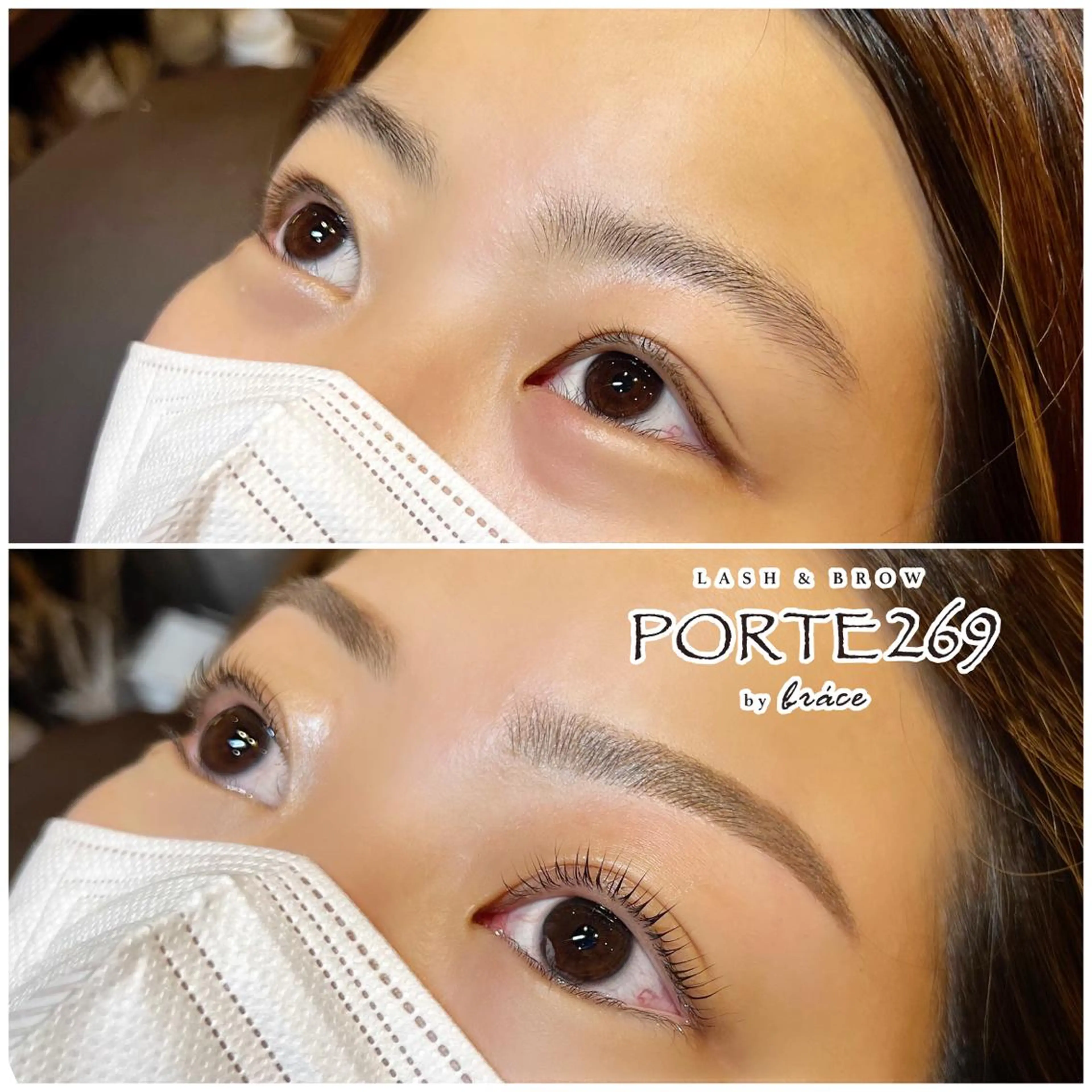 マツエク・マツパ アイブロウ Lash&brow PORTE269あべの店所属・吉原 果帆のマツエク・マツパデザイン