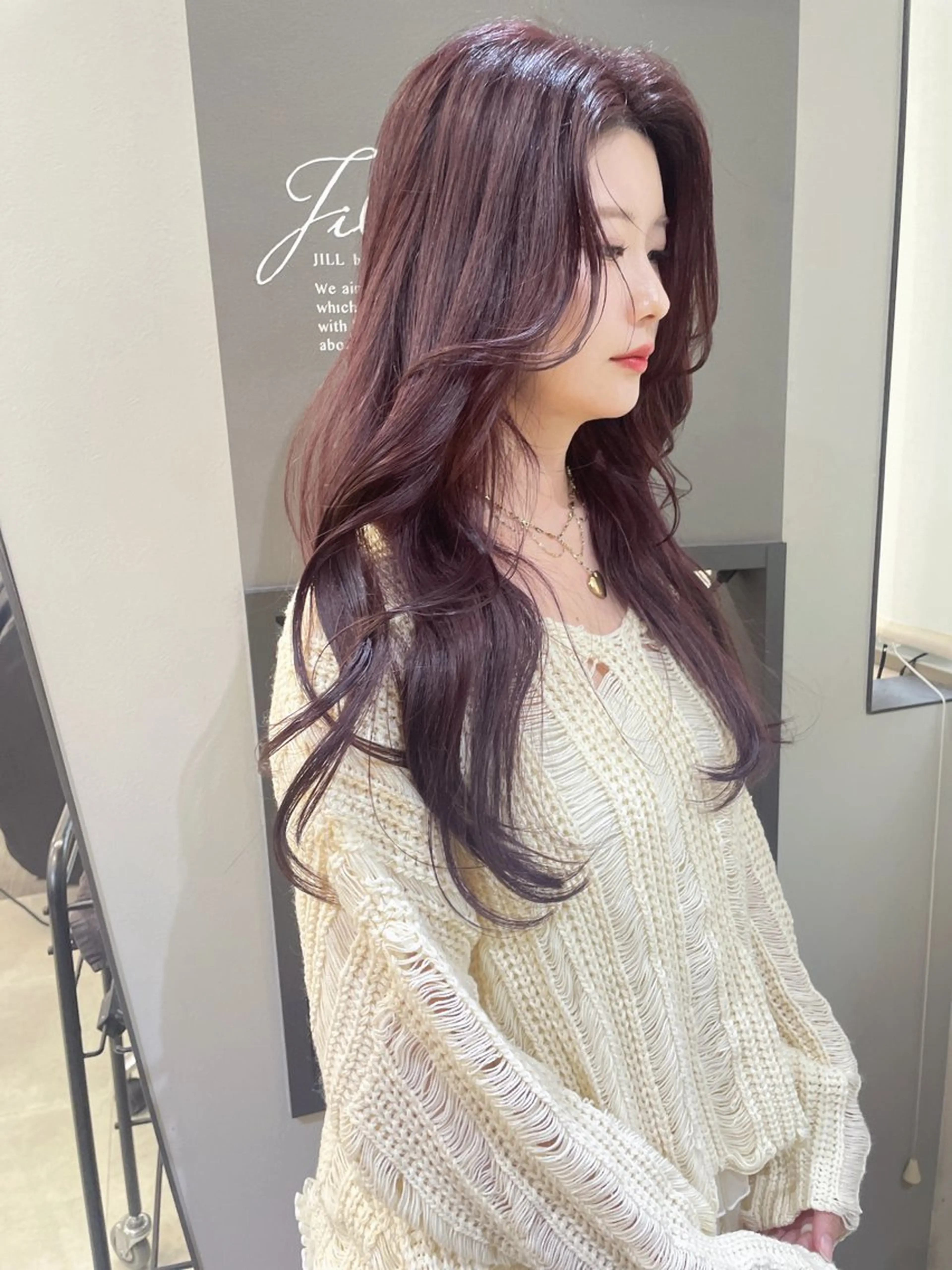 ロング カラー レイヤーカット AIRI layer cut hairのヘアスタイル