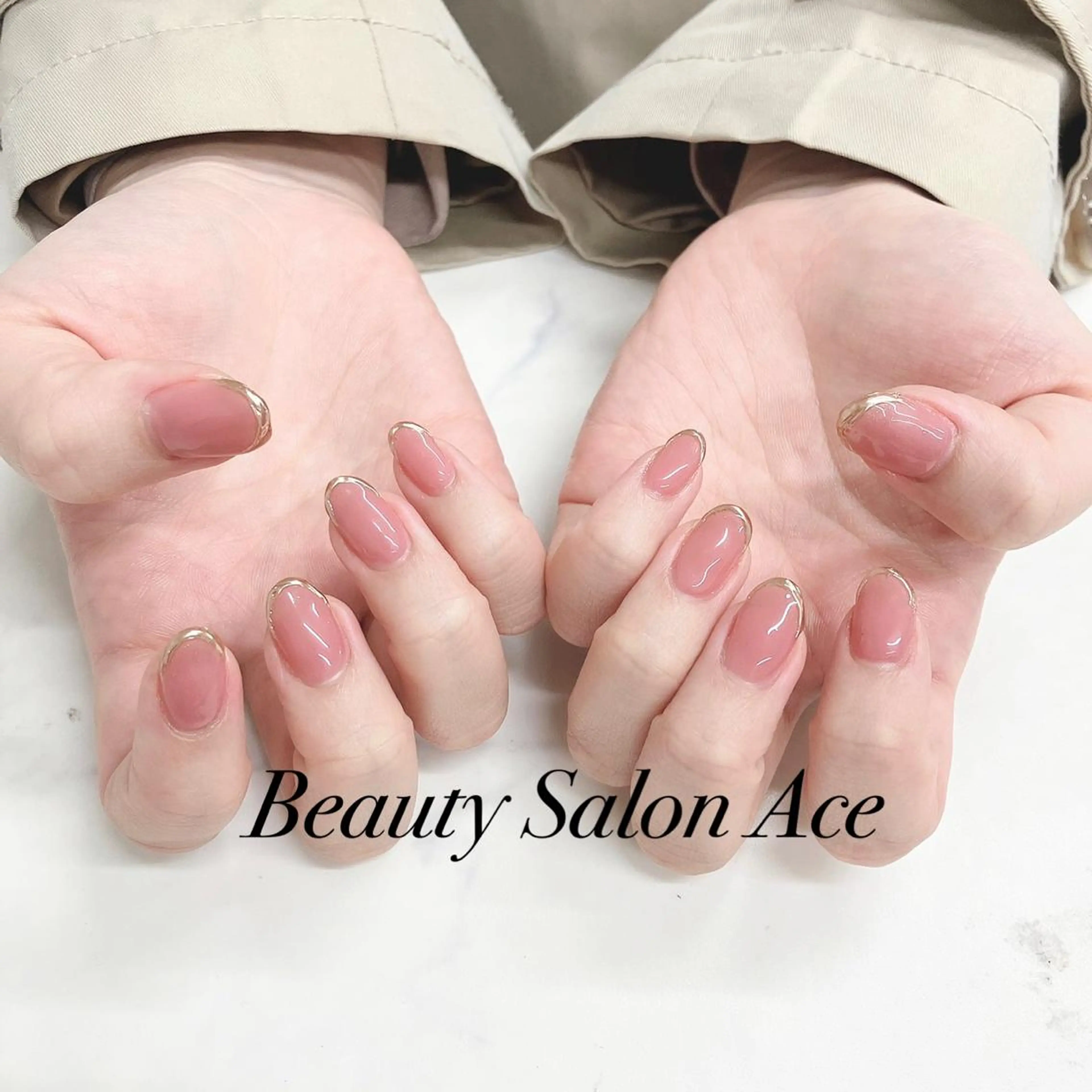 ネイル メンズネイル 春ネイル ハンドネイル ハンドケア Beauty Salon Ace(ネイルサロン エース)所属・池袋フィルイン Ace♡長さだしのネイルデザイン
