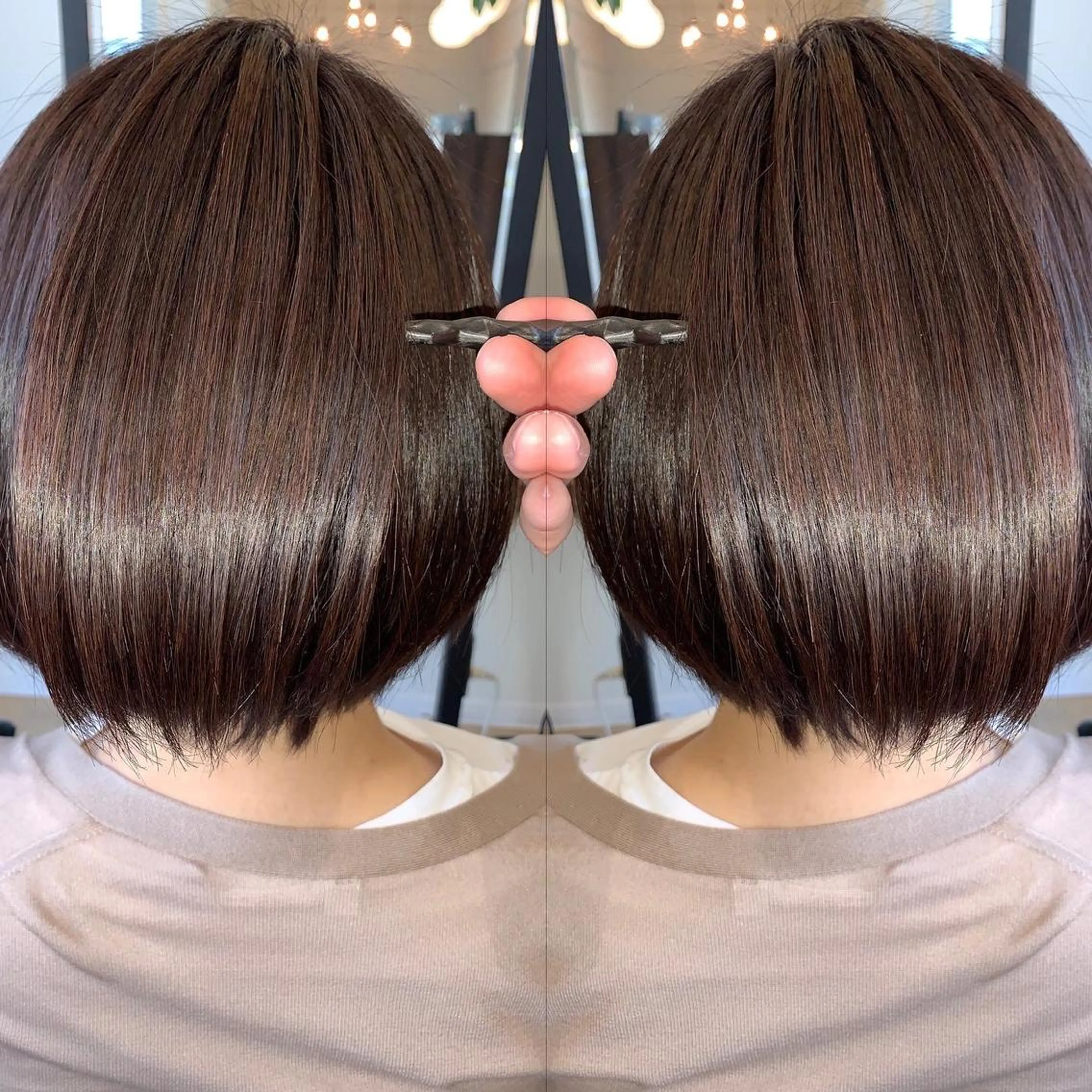 ショート パーマ 髪質改善 酸性ストレート ストレートパーマ 伊藤 裕貴のヘアスタイル