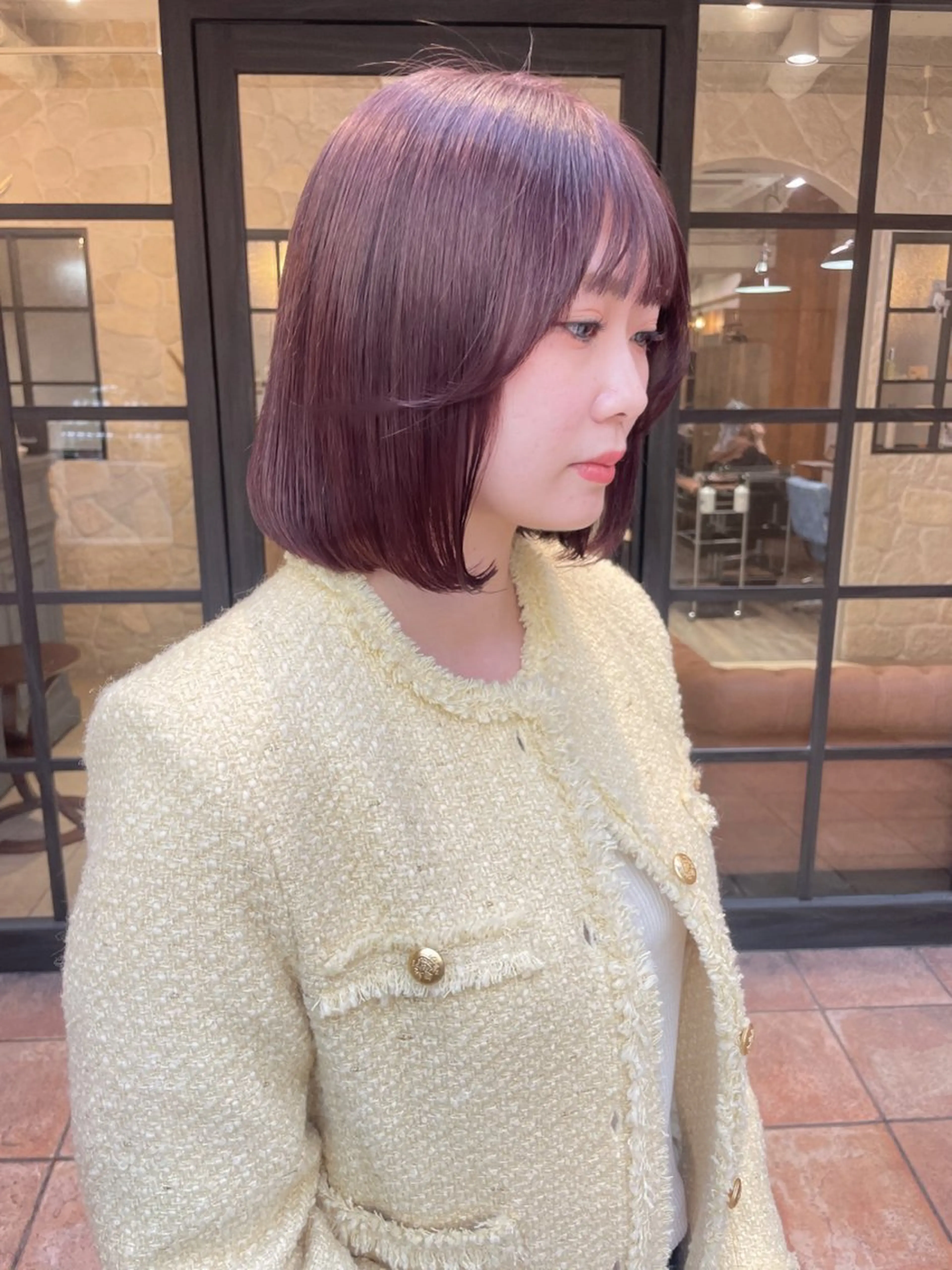 《透明感抜群🩵》透明感カラー➕キューティクル1STEPトリートメント🧸🫧の写真
