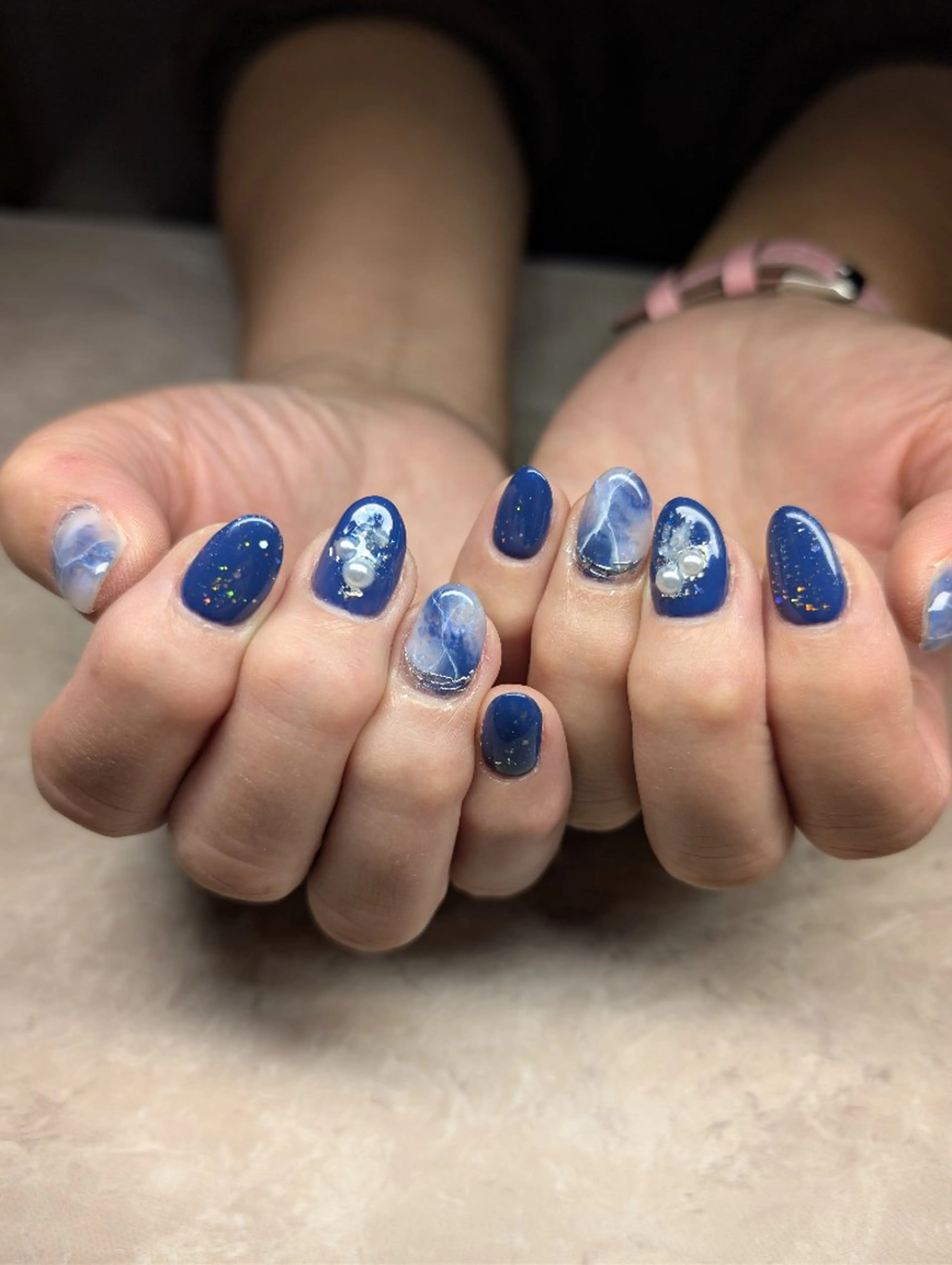 ネイル 大理石ネイル(マーブル) ニュアンスネイル 8andyu nail♡のネイルデザイン