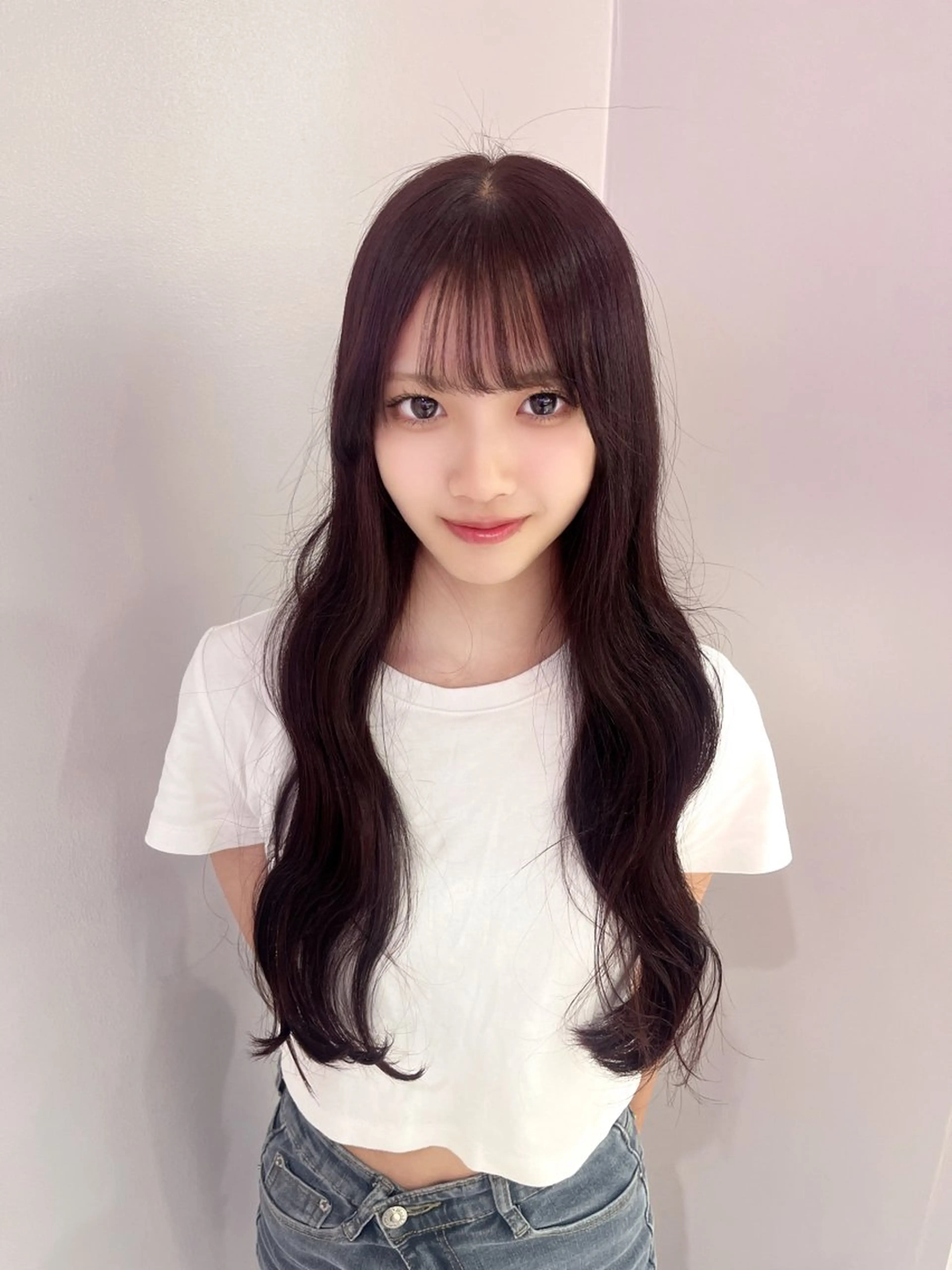 ロング カラー ブリーチカラー うたのヘアスタイル