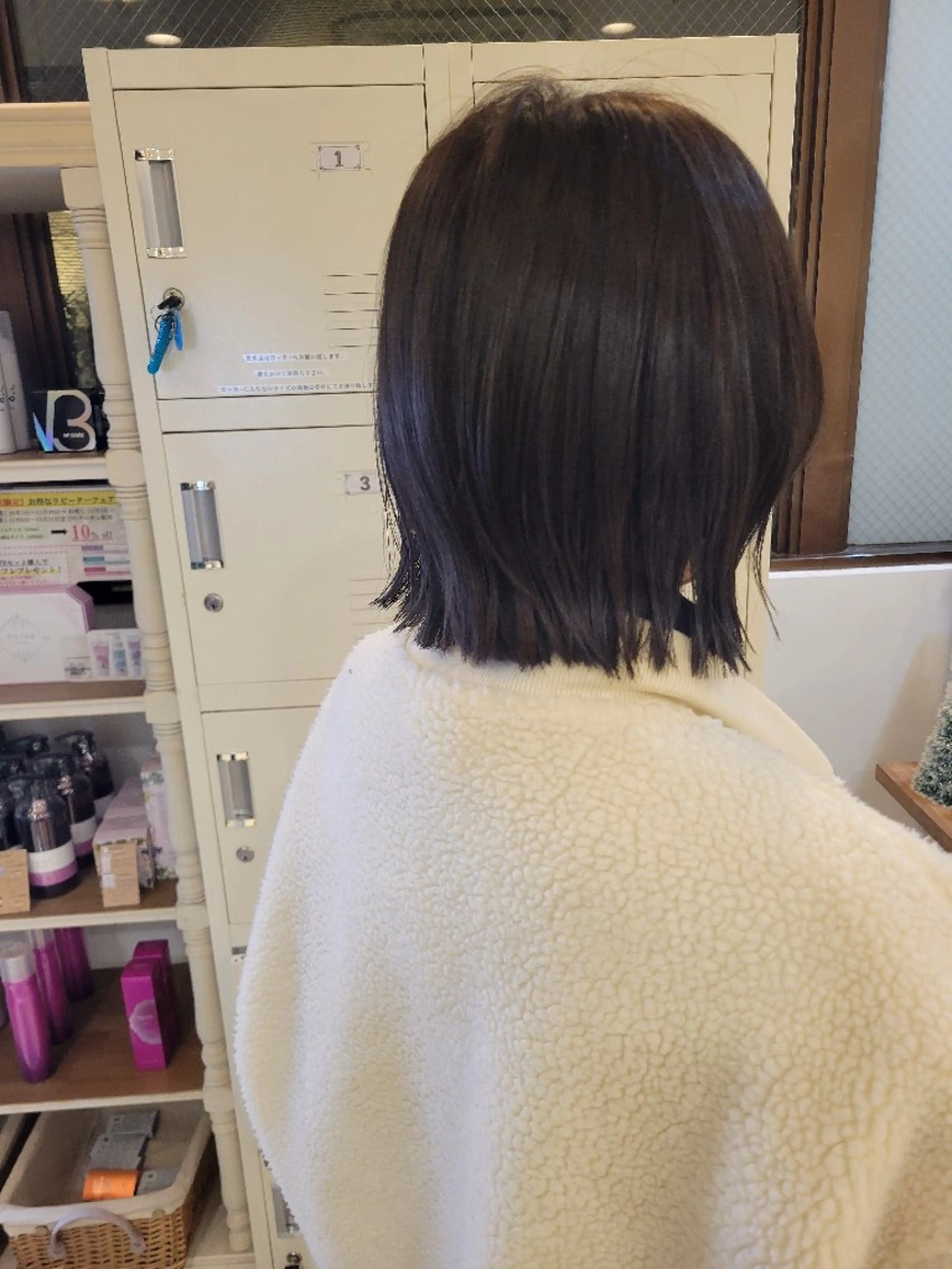 ミディアム カット ヘアカラー トリートメント レイヤー/ショート /山田譲治✂️のヘアスタイル