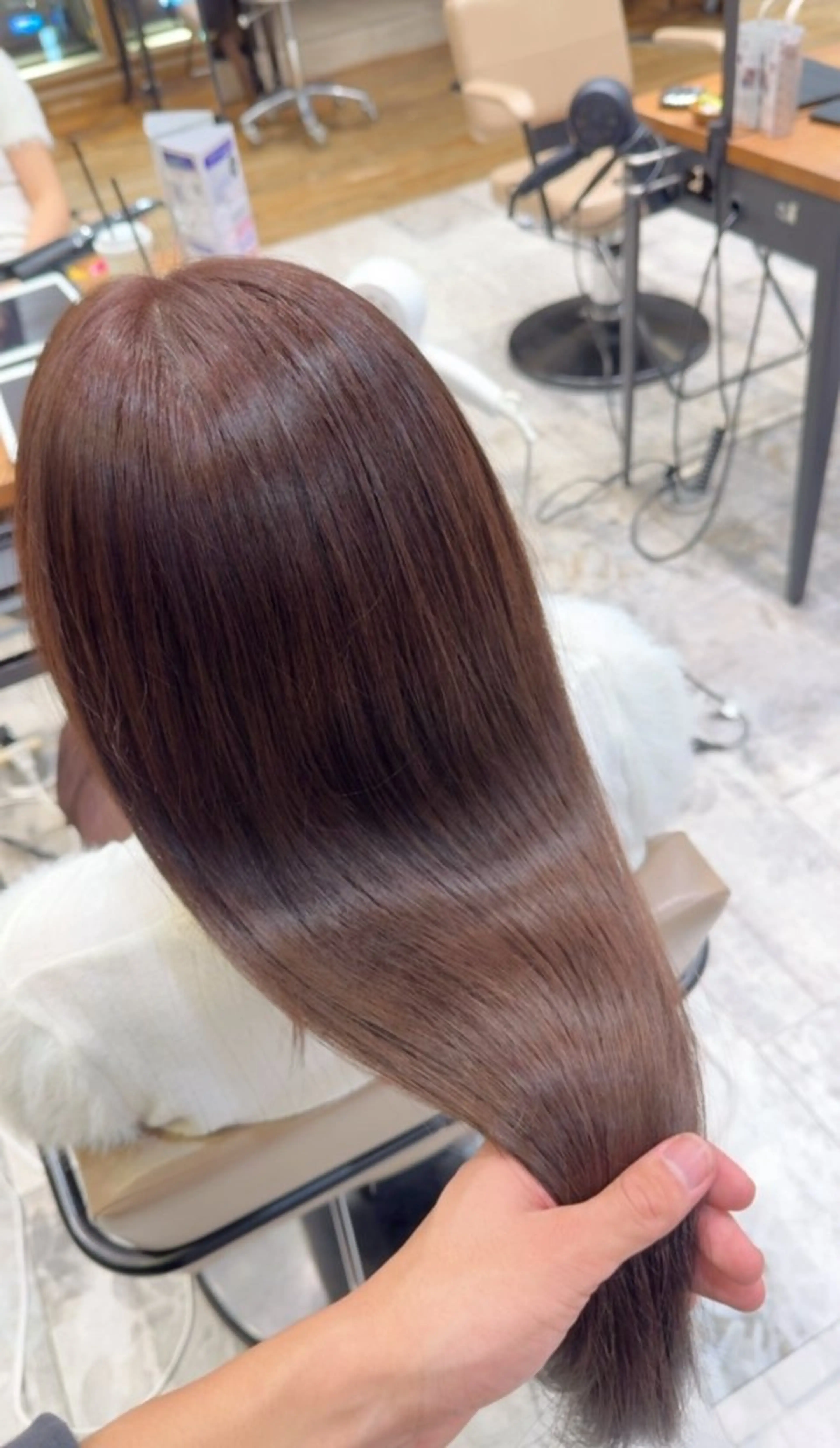 セミロング 髪質改善 ヘッドスパ 新宿/透明感カラー /髙橋寛太のヘアスタイル