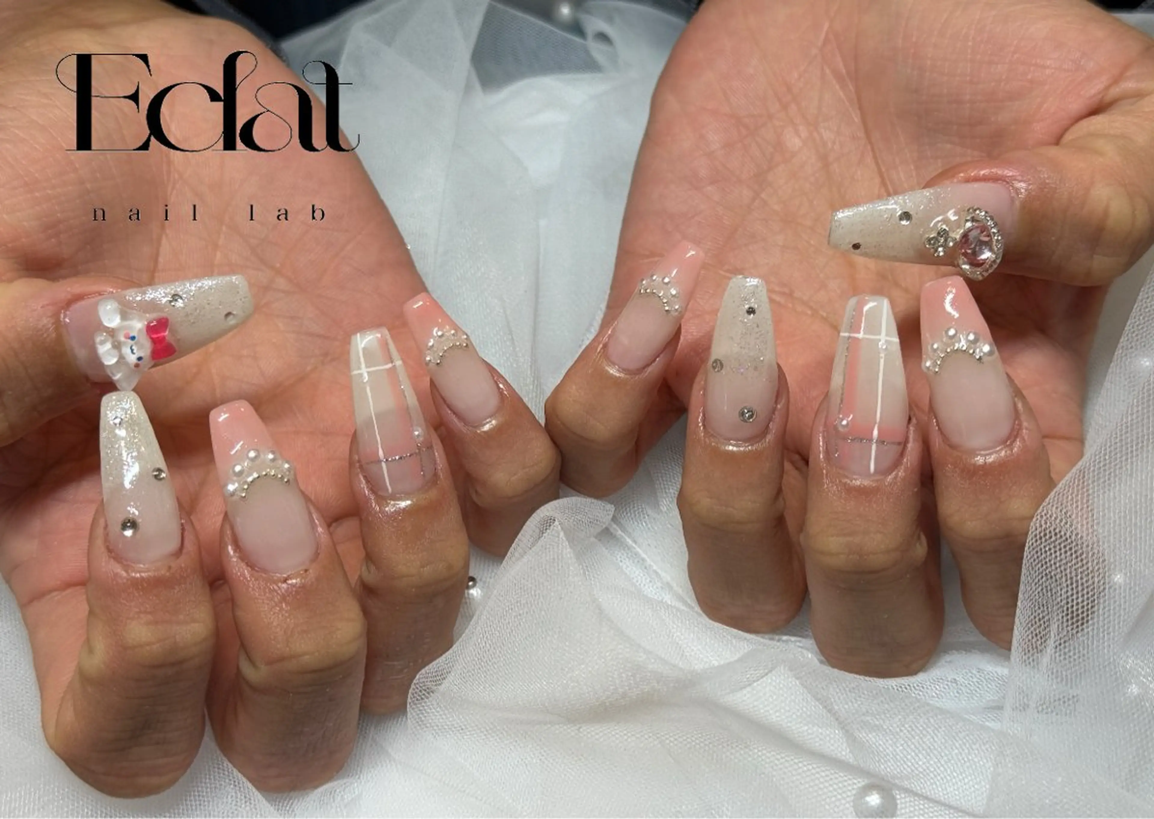 ネイル ハンドネイル ネイルラボEclat RINAのネイルデザイン