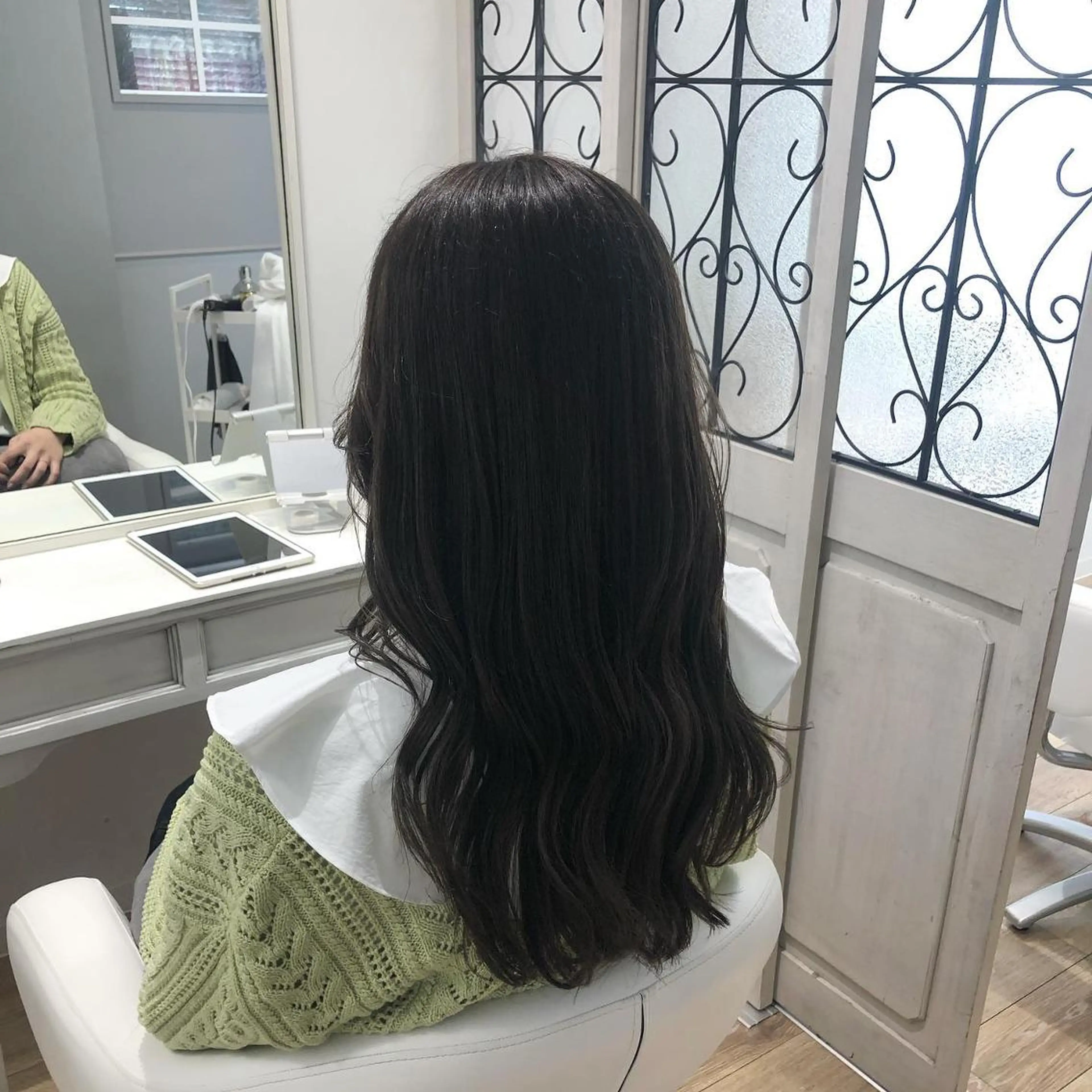 セミロング カラー ヘアアレンジ ベージュカラー 透明感カラー ✨🌿大人可愛い愛さ れhair🌿✨松本のヘアスタイル