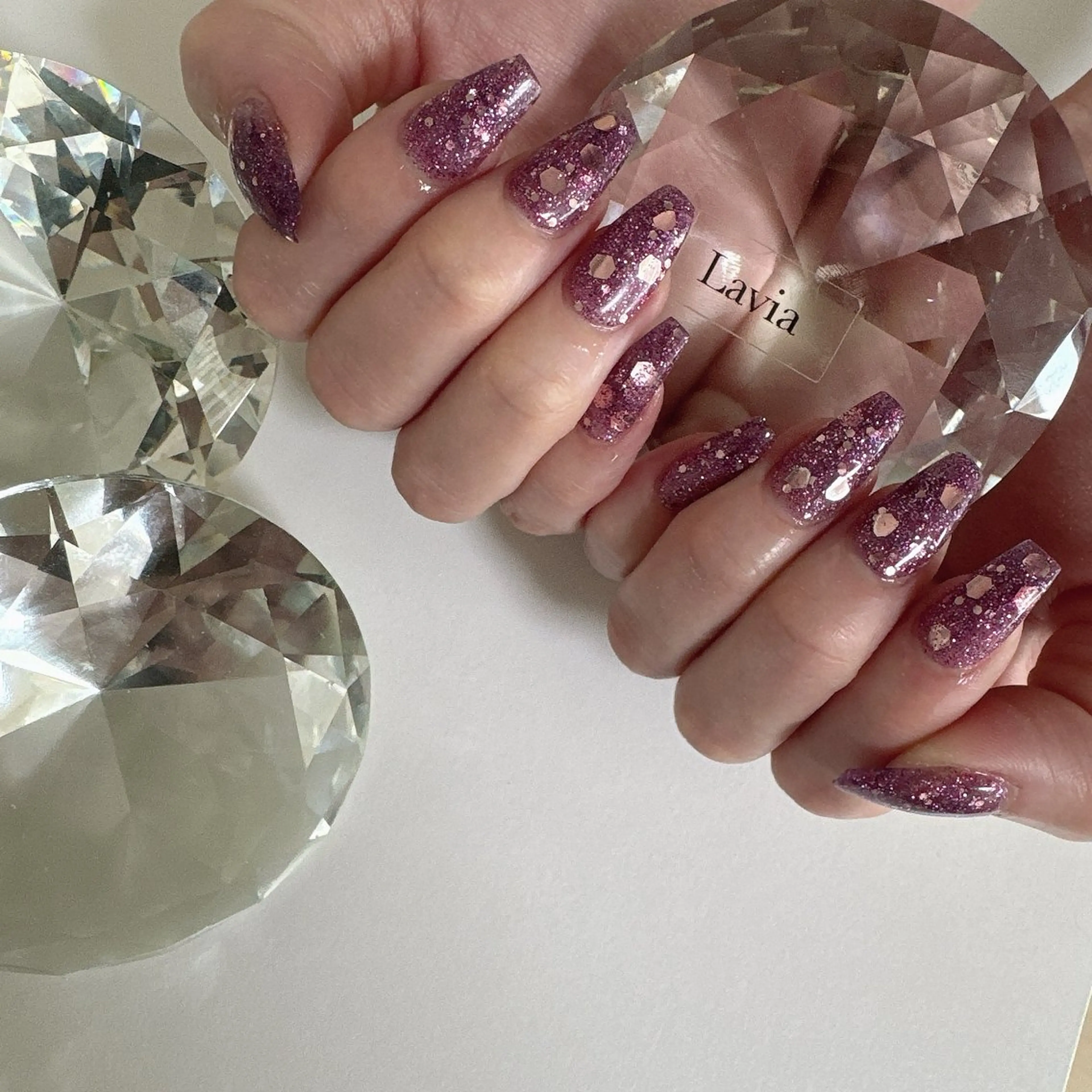 ネイル ハンドネイル Lavia nail＆eyelash所属・lavia🖤 ayumiのネイルデザイン