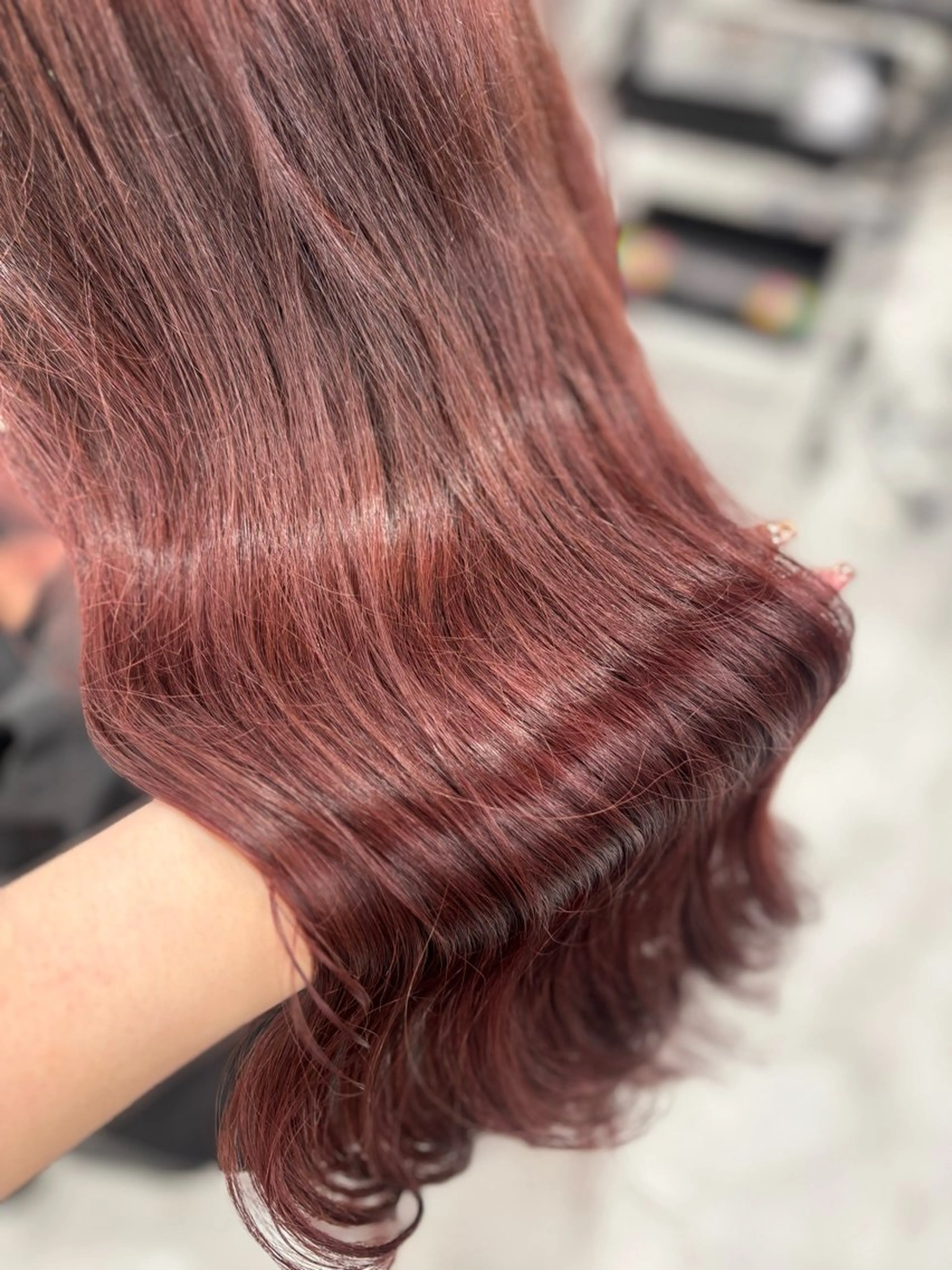 ロング ヘアカラー 渋谷🥇wカラー 特化美容師のヘアスタイル
