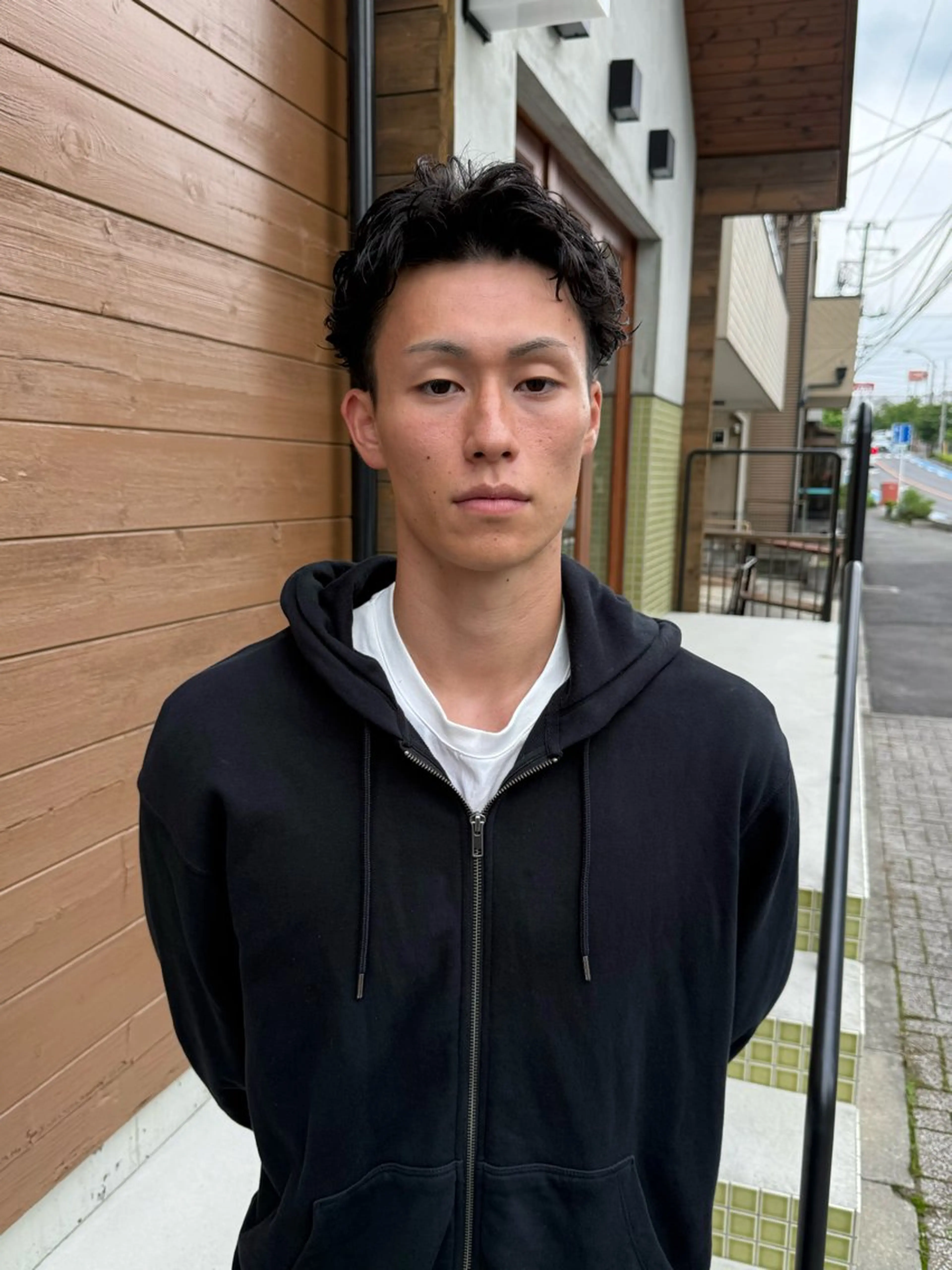 パーマ メンズ カット パーマ 美容室MUKU所属・石田 凱土のヘアスタイル