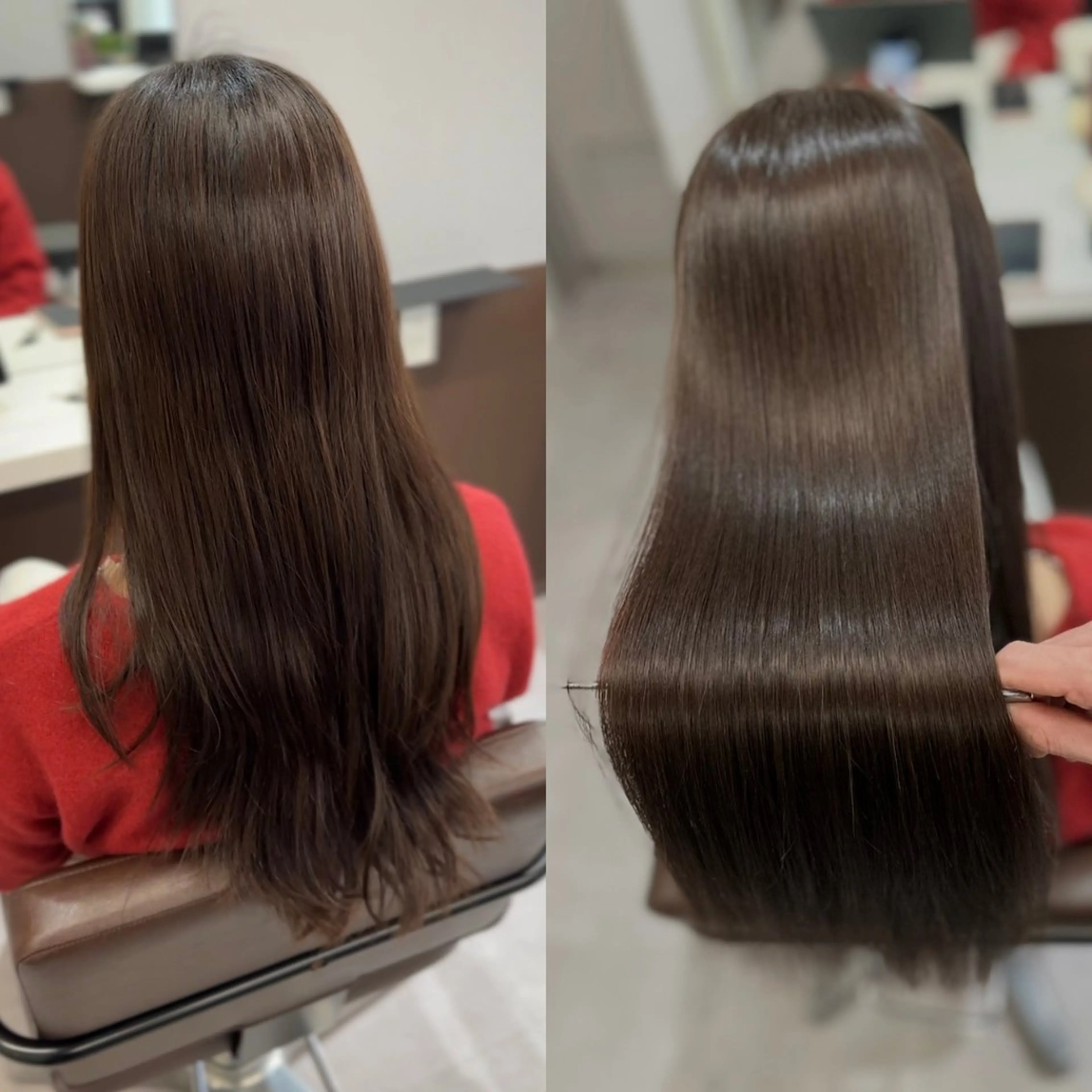 【縮毛矯正だけしたい方🧸】髪質改善ストレート➕ケアトリートメントの写真