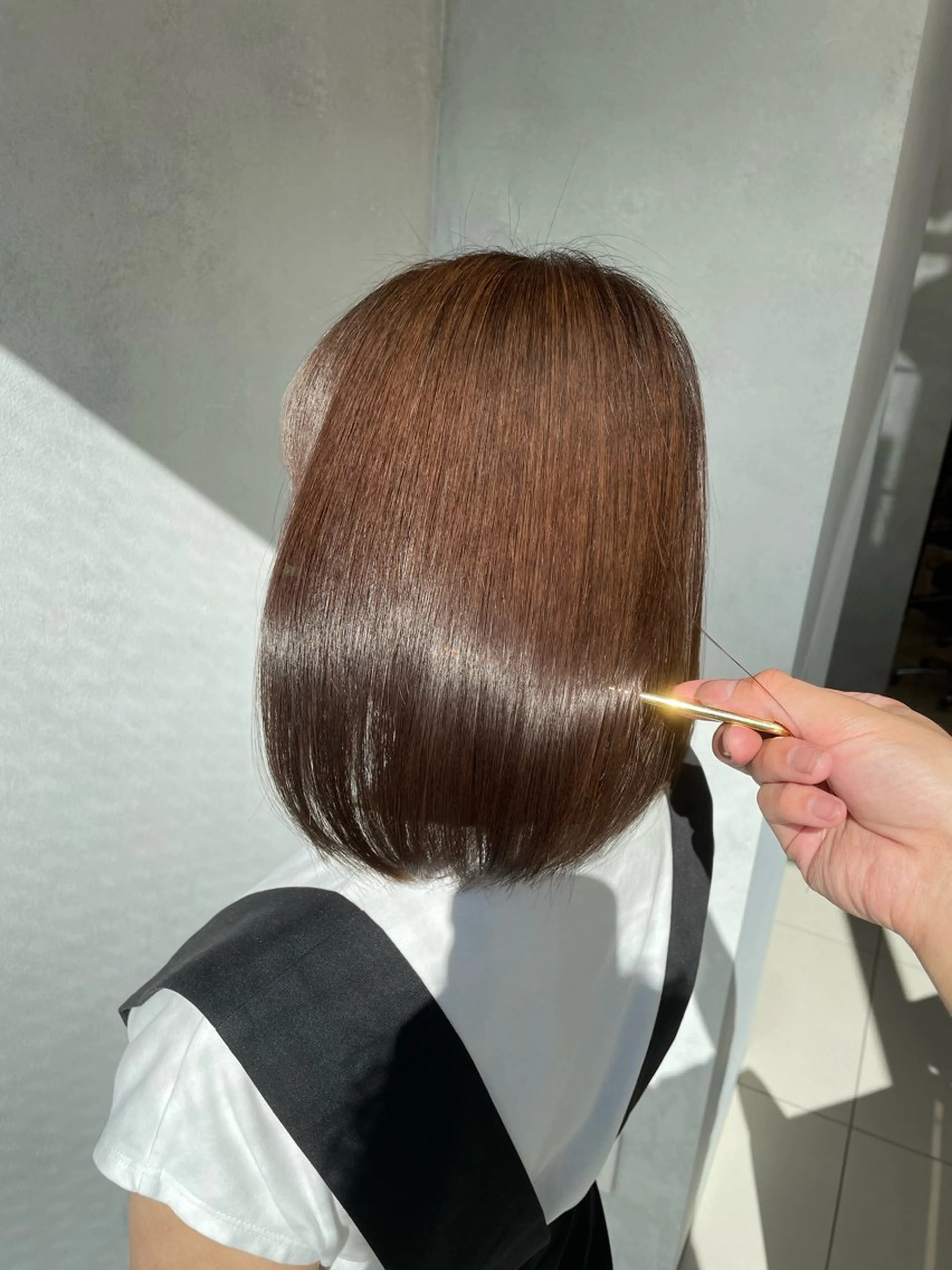 ミディアム カラー ケアカラー 髪質改善 カット ヘアカラー トリートメント ✨髪質改善✨美髪 矯正🫧小泉のヘアスタイル