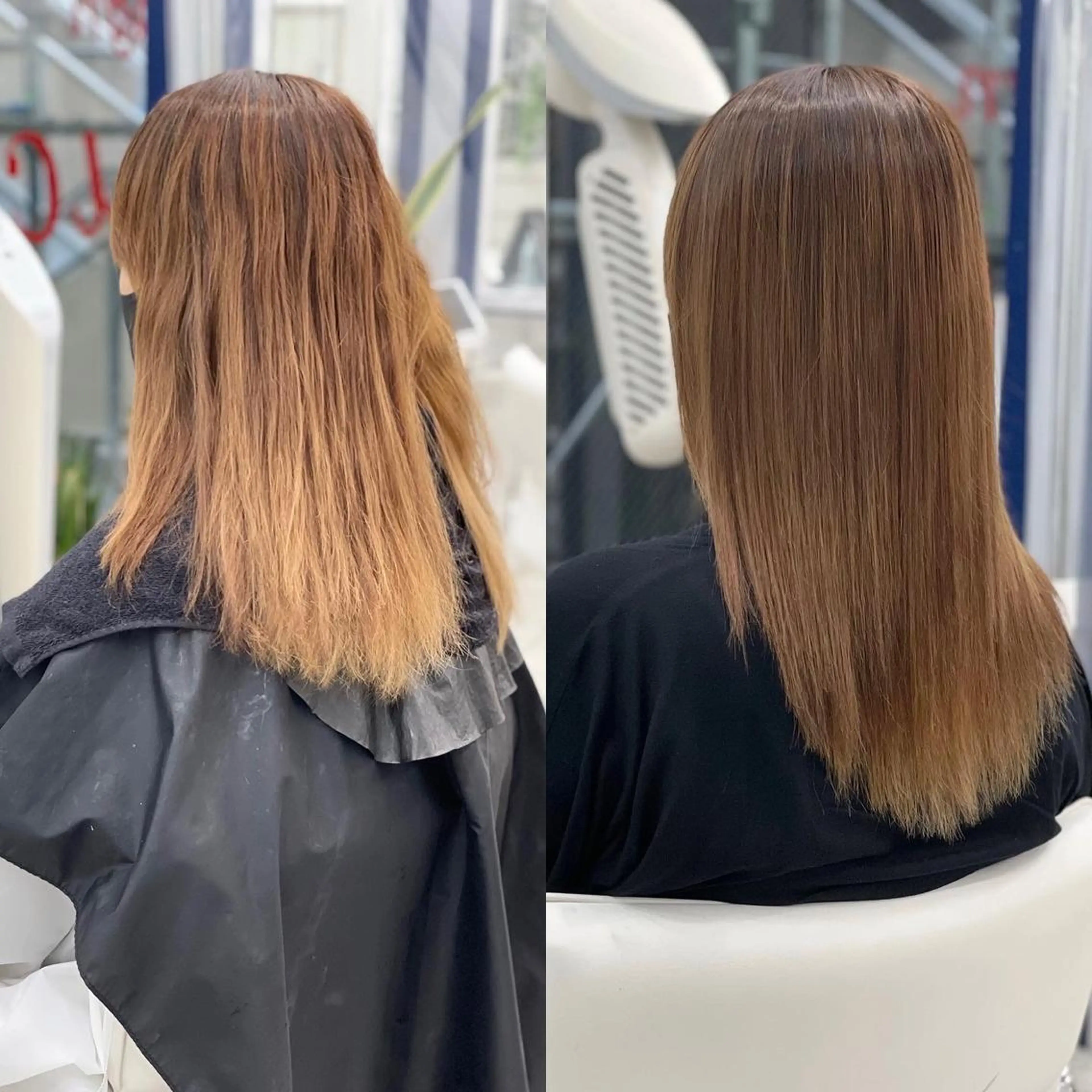 ロング 縮毛矯正 相武台ショート特化 💐川崎希💐のヘアスタイル