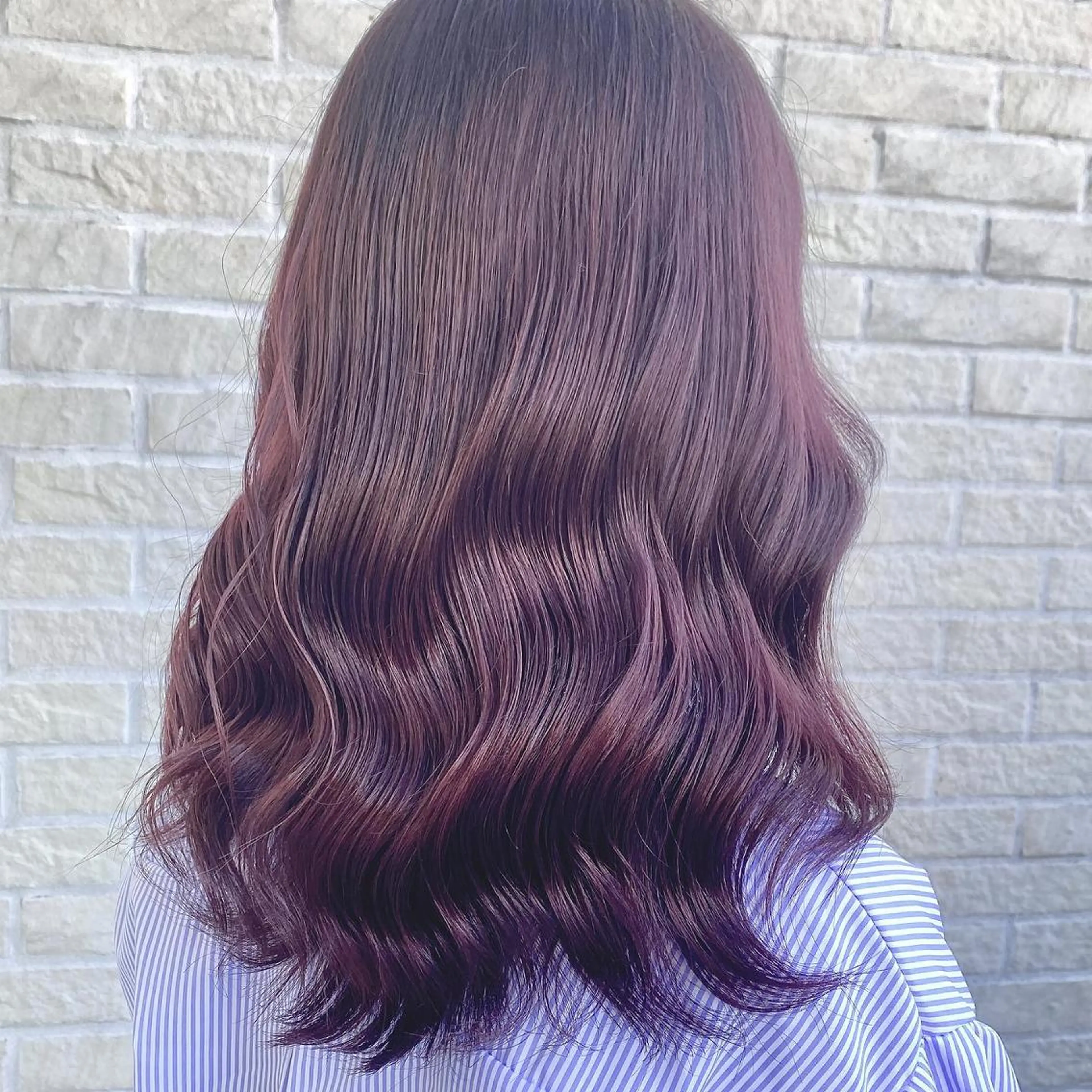 カラー ブリーチ ブラウンカラー グレージュ ブリーチなしカラー ピンクカラー 艶髪レイヤー屋さん 大澤竜馬のヘアスタイル